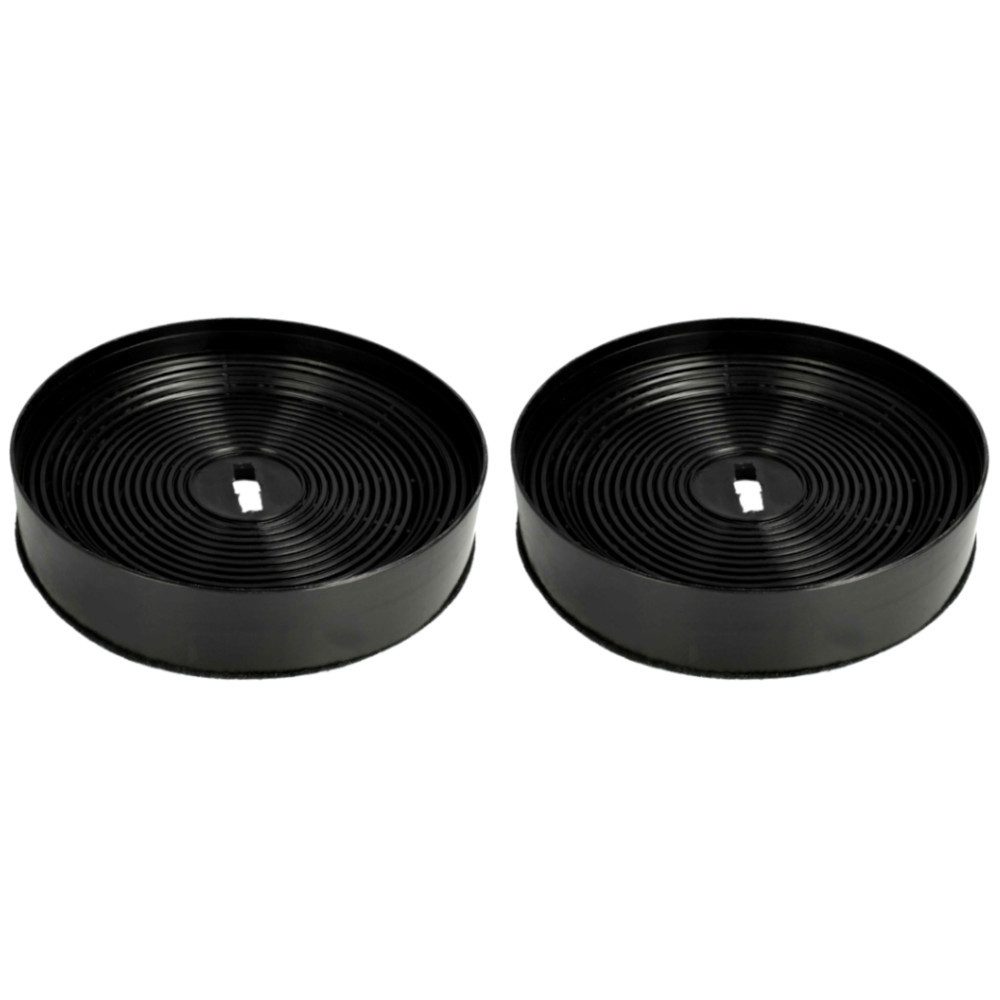 Trade-Shop Aktivkohlefilter 2x passend für Oranier KSC700, KSC 700, 9208 95, 920895, Zubehör für Oranier KSC 700, 920895 - Ersatzteile für Dunstabzugshauben, Durchmesser: ca. 17 cm / Höhe: ca. 3,4 cm / Form: rund