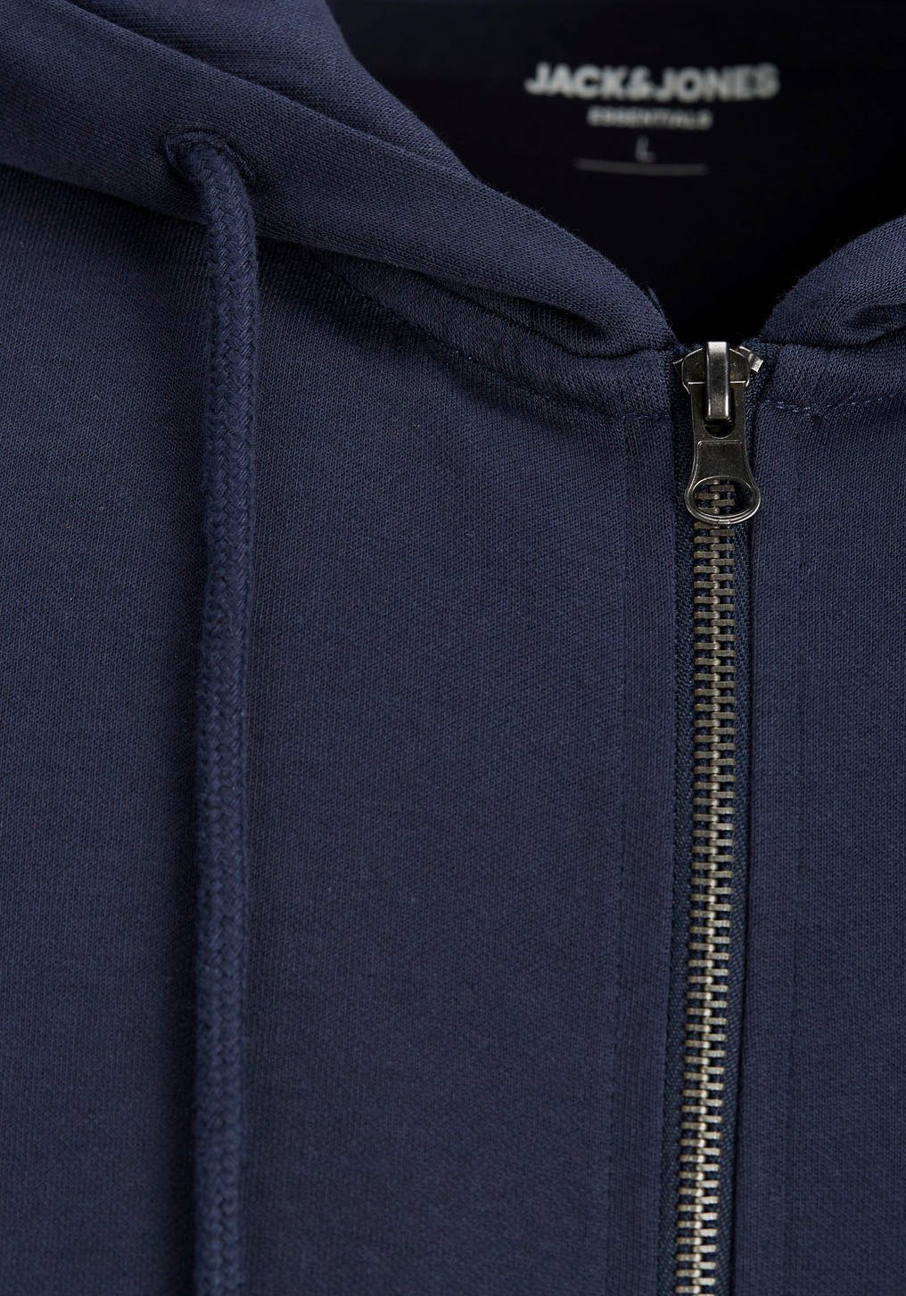 navy Kapuzensweatjacke Jack Jones BASIC SWEAT HOOD & ZIP