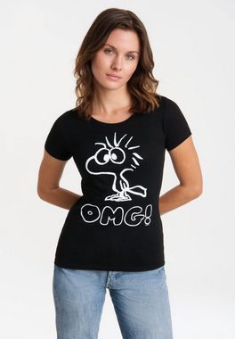 LOGOSHIRT T-Shirt Woodstock mit lizenziertem Originaldesign