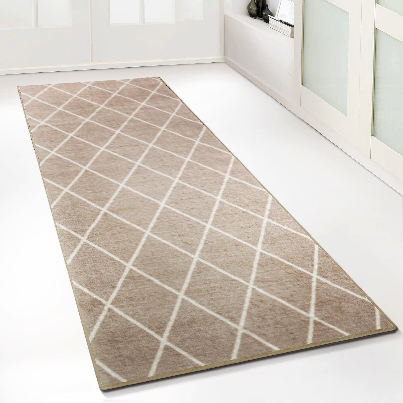 Läufer Colombo, Teppich in verschiedenen Farben & Größen, Polyamid, Karat,  rechteckig, gefertigt in Deutschland, Fußbodenheizung geeignet
