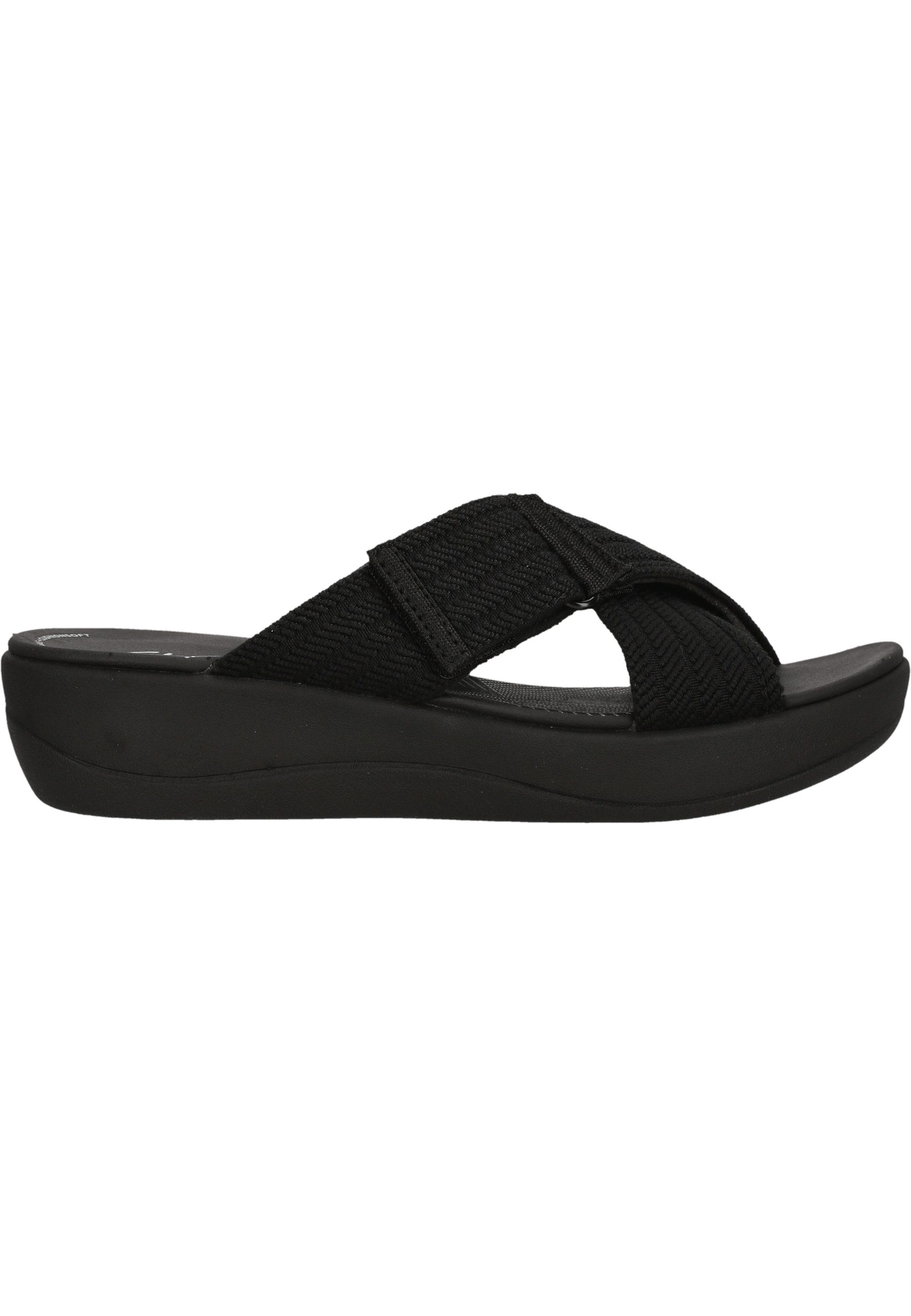 Clarks Arla Wave Sandale im superbequemen Slip-On-Design