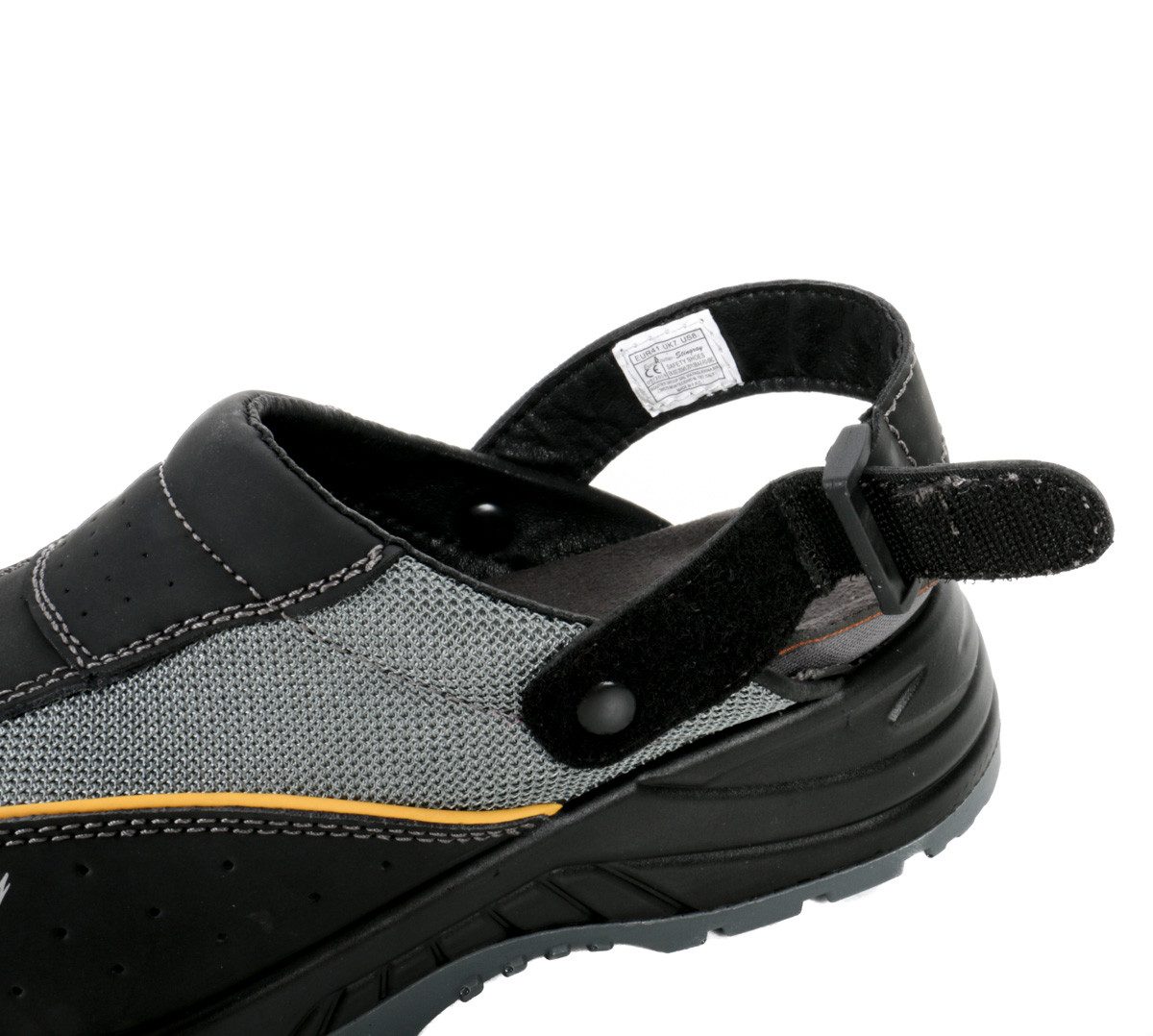 EuroRoutier Sicherheitsschuh Sicherheitsschuh (Clogs mit Stahlkappe, Rutschfeste Profilsohle) Arbeitsschuhe