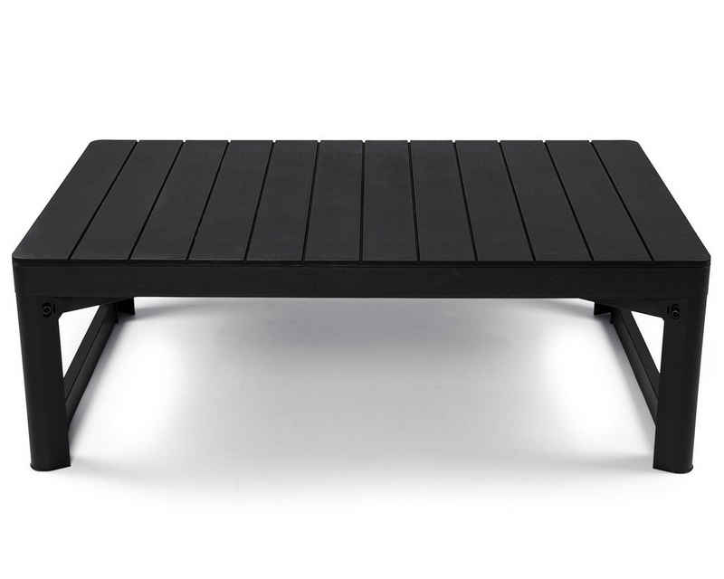 ONDIS24 Gartentisch »Lyon Table Lounge Tisch Beistelltisch höhenverstellbar«, aus hochwertigem Kunststoff gearbeitet, UV- und witterungsbeständig