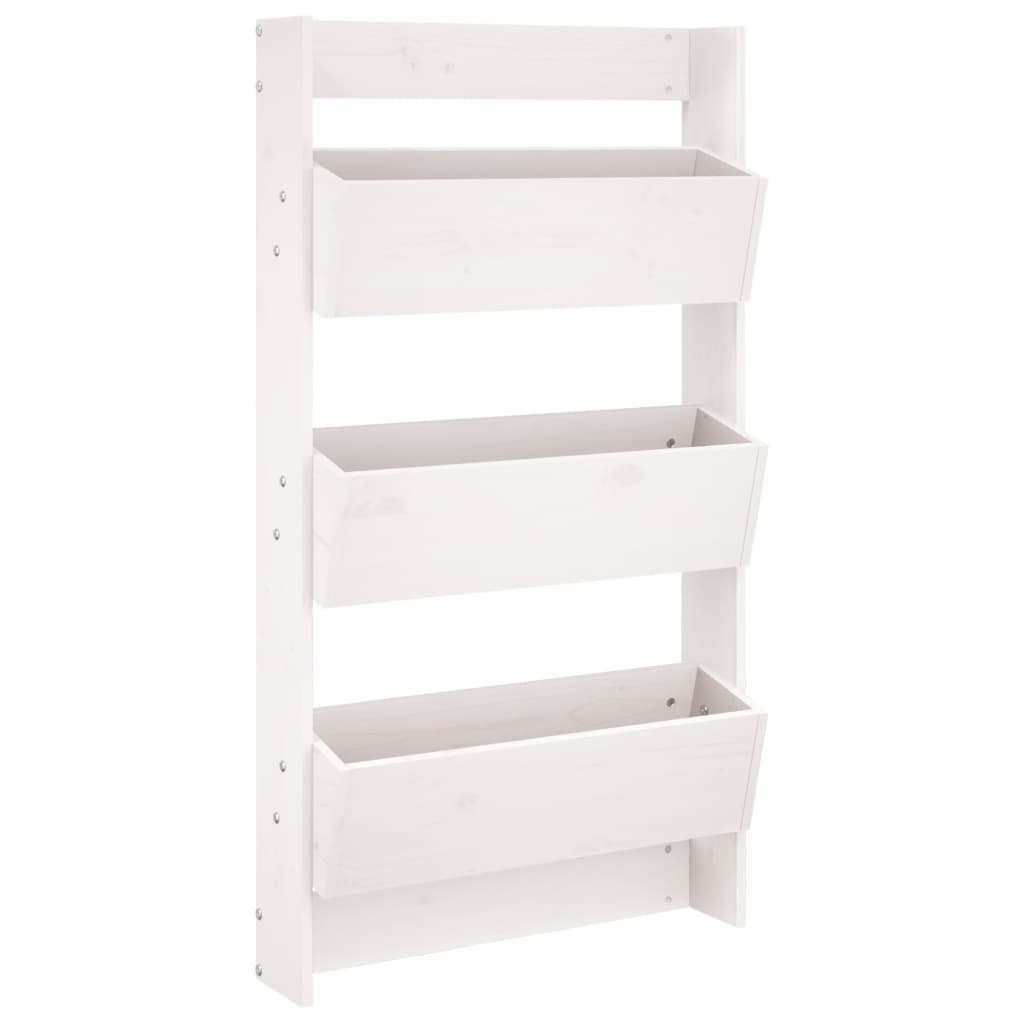 vidaXL Blumentopf Wand-Pflanzkübel mit 3 Fächern günstig online kaufen