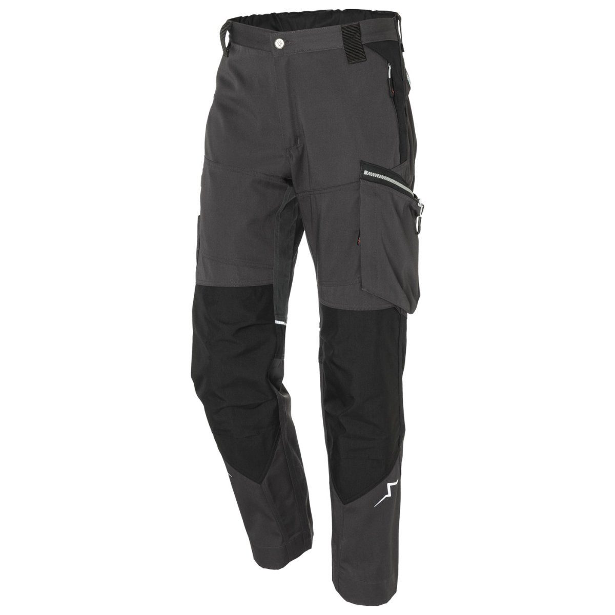 Kübler Arbeitshose workwear Arbeitshose Herren Hose PULSE grau/schwarz – Bild 2 von 3