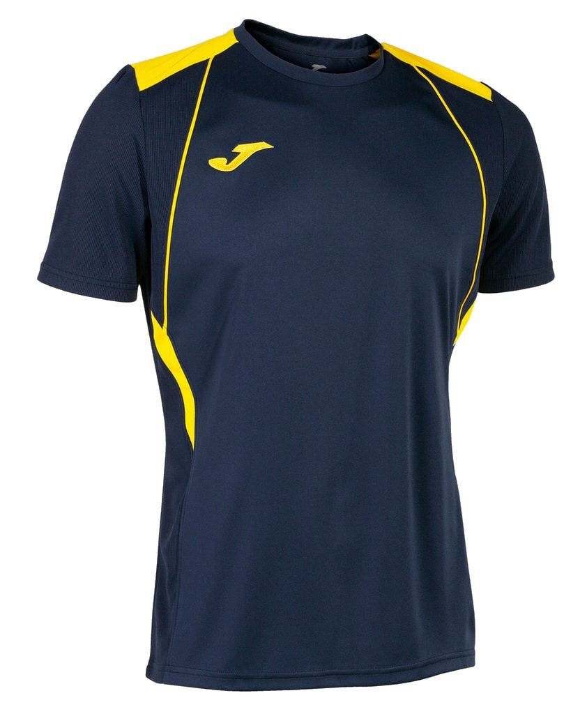Joma T-Shirt Championship VII (leicht, atmungsaktiv) marineblau/gelb Herren