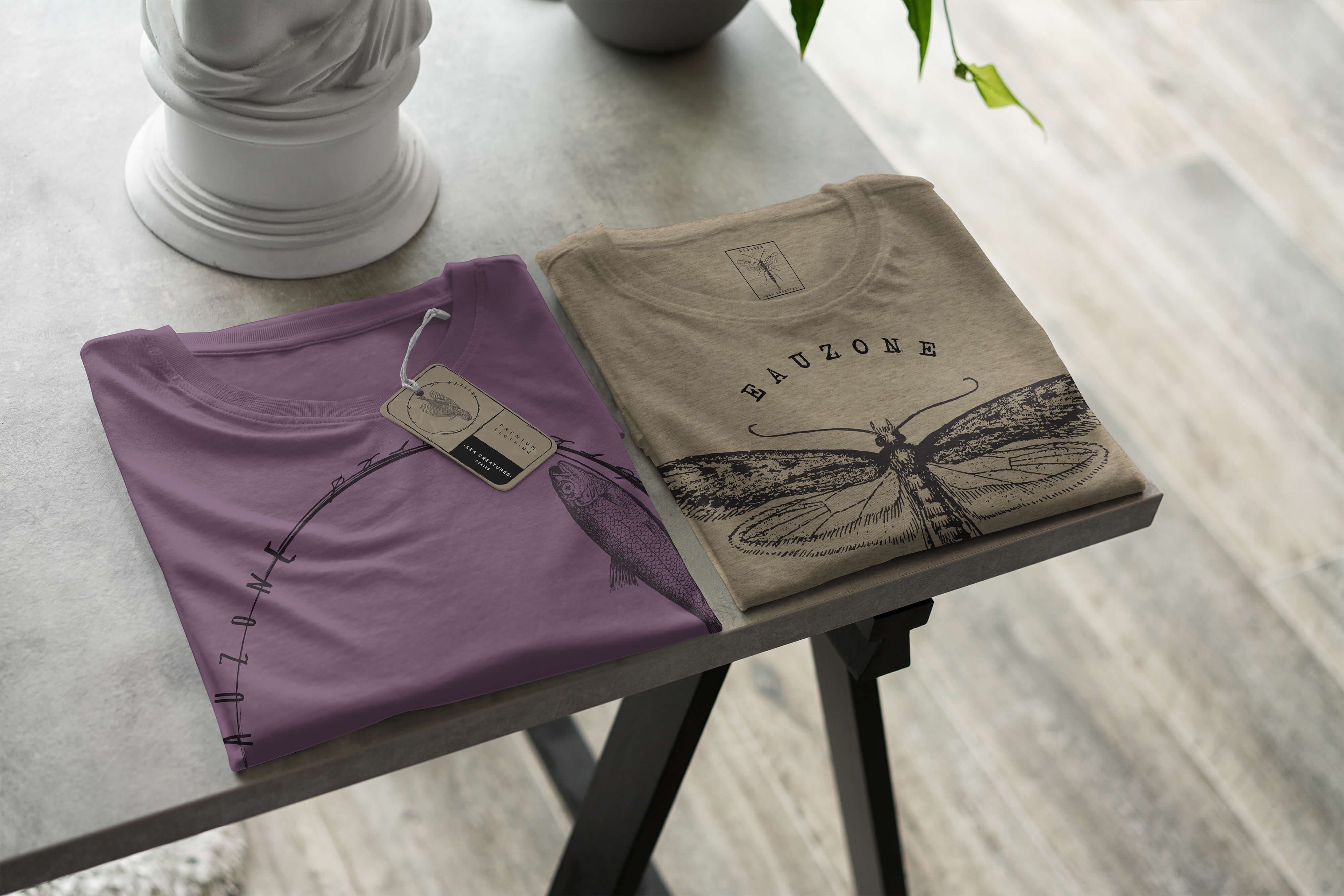 039 Serie: Struktur Creatures, Fische Sea Sea Schnitt - T-Shirt Tiefsee sportlicher Art und Shiraz Sinus / T-Shirt feine