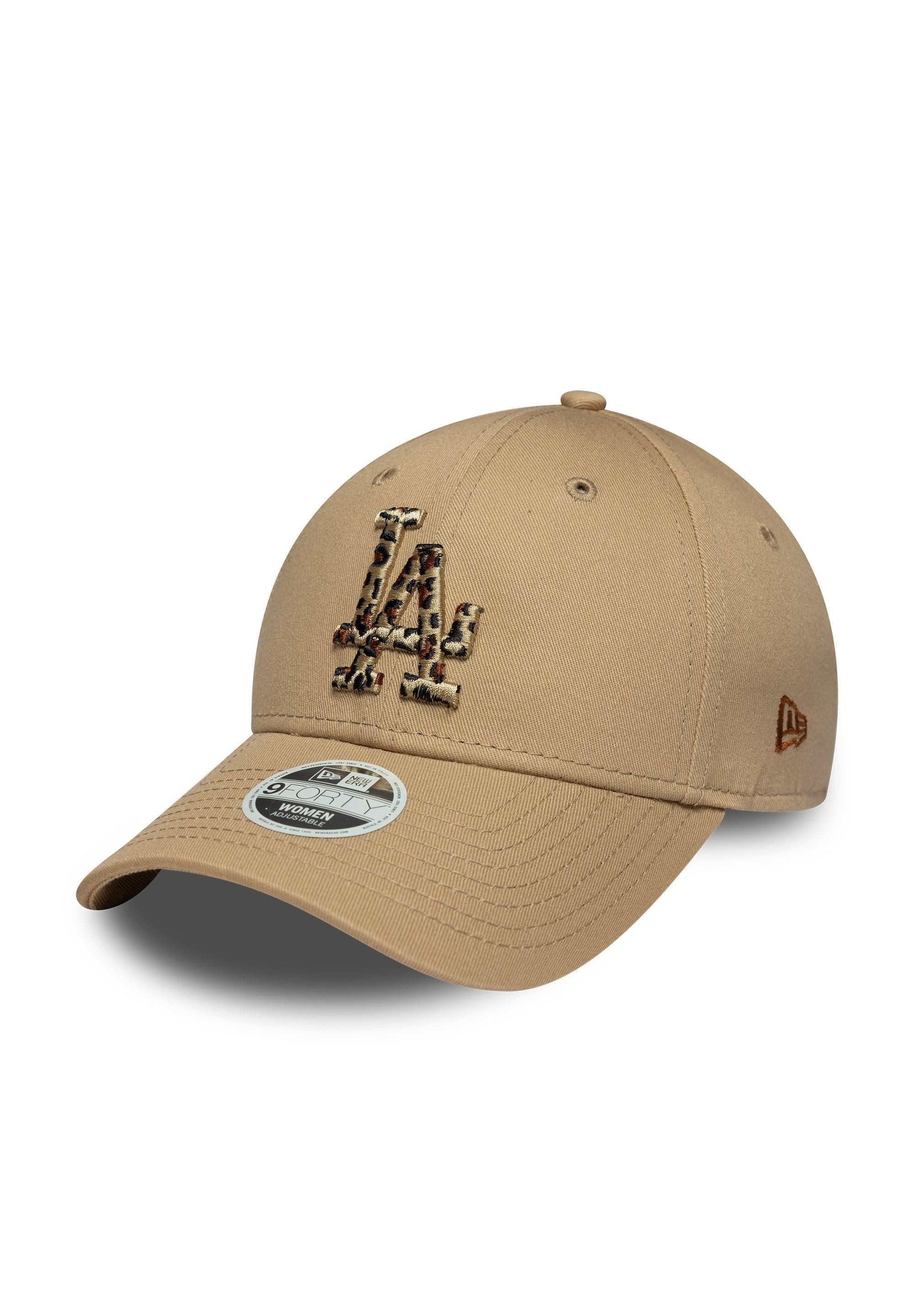 New Era Baseball Cap Los Angeles Dodgers New Era MLB Animal Infill 9Forty Women Cap Beige (1-St)