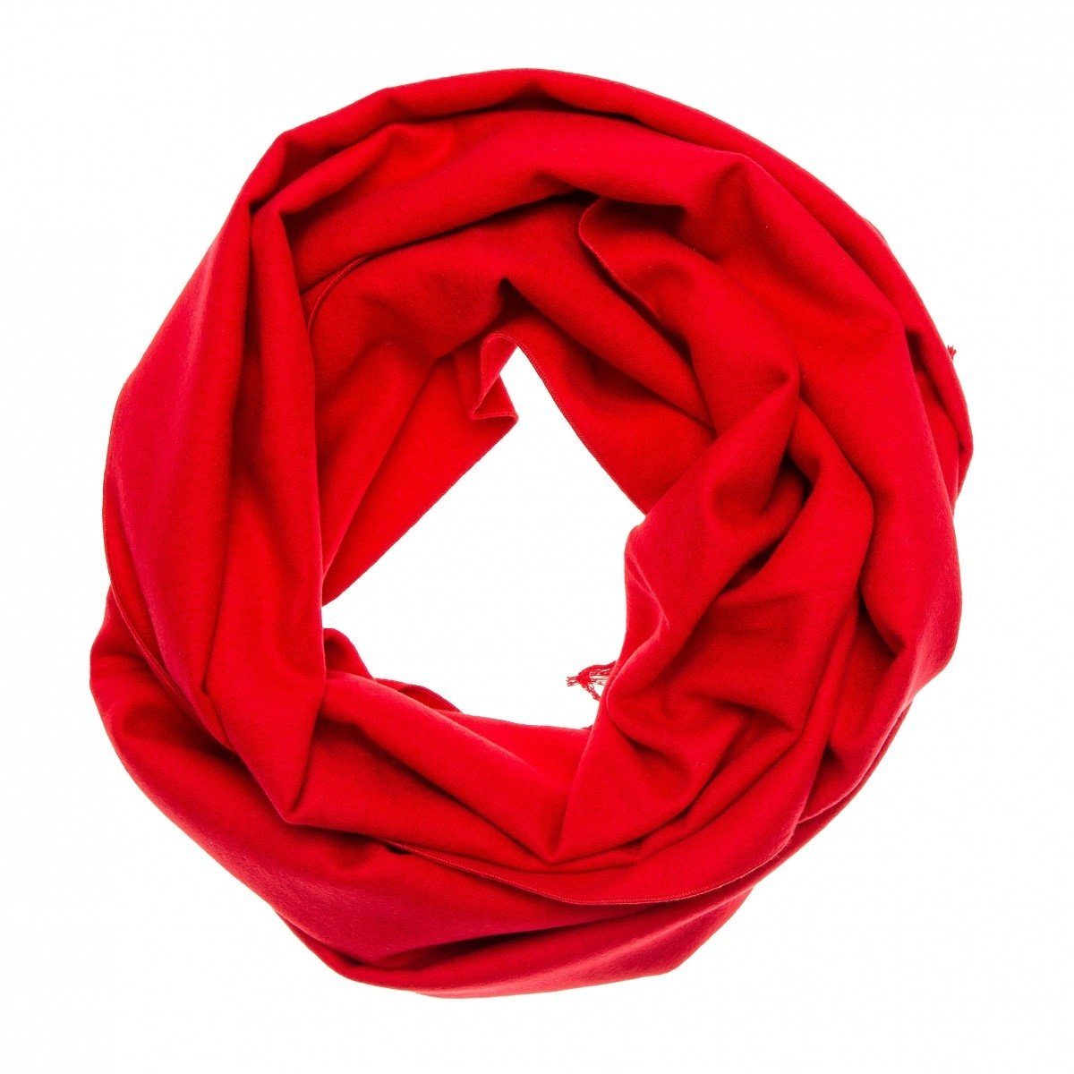 Loop Winterschal Rundschal Loopschal rot