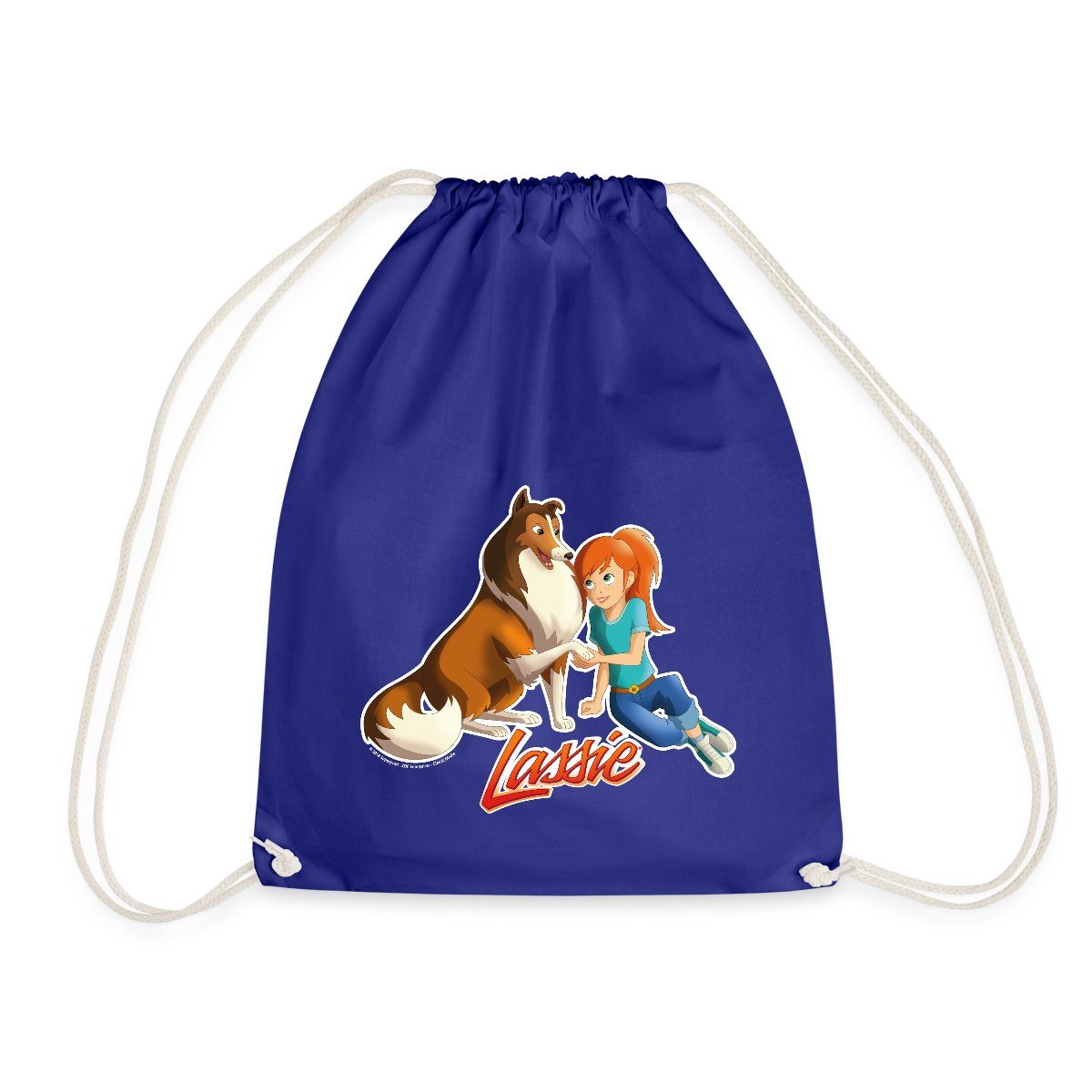 Spreadshirt Turnbeutel Lassie Zusammen Mit Zoé Turnbeutel (1-tlg)