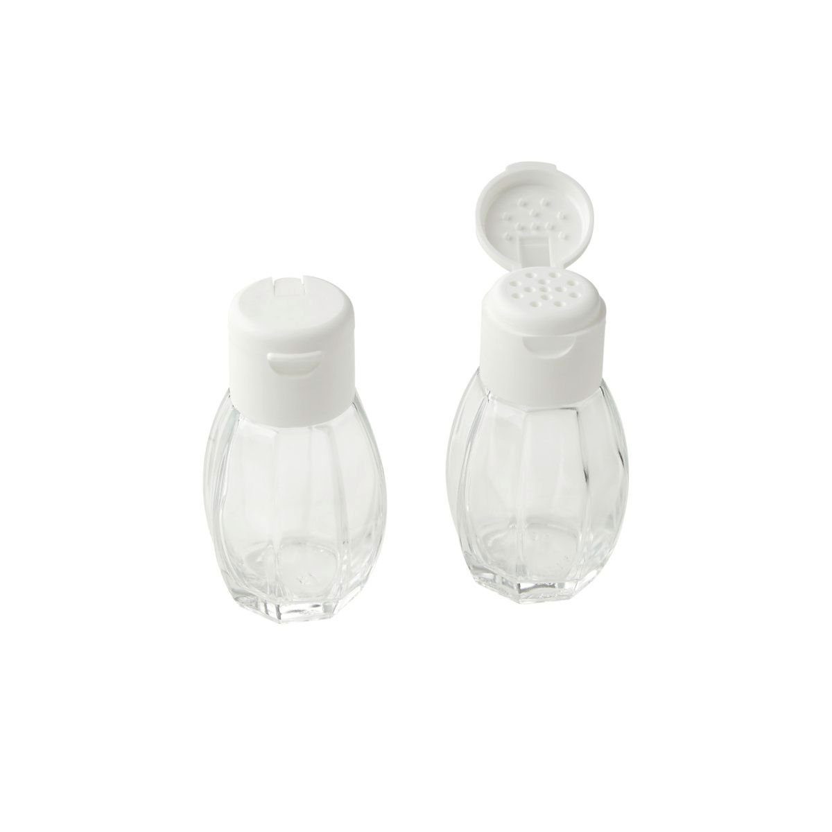 FACKELMANN Salzstreuer FACKELMANN 2er Set Salzstreuer und Pfefferstreuer Glas