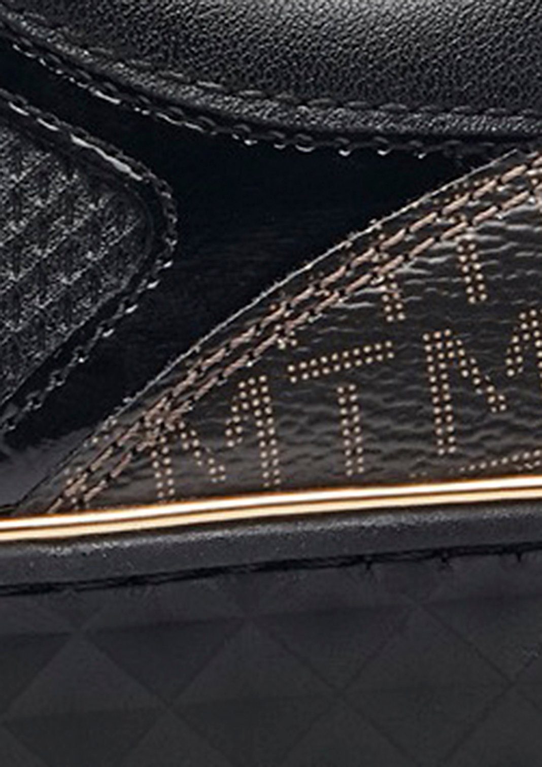 schwarz-kombi mit TOZZI MARCO seitlichem Sneaker Reißverschluss