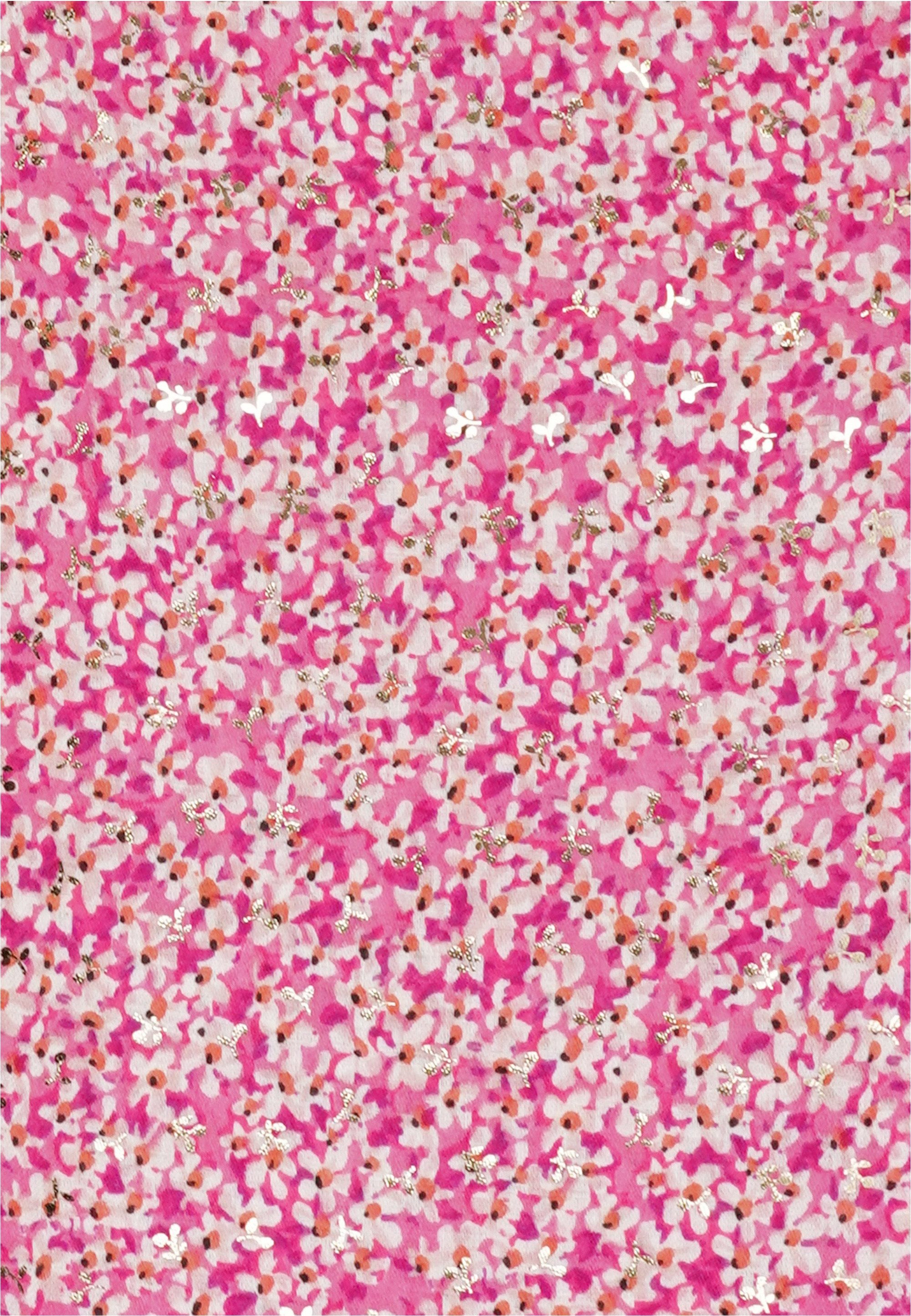 Harpa Modeschal PEPPER, mit floralem Allover-Print und Metallic-Effekt