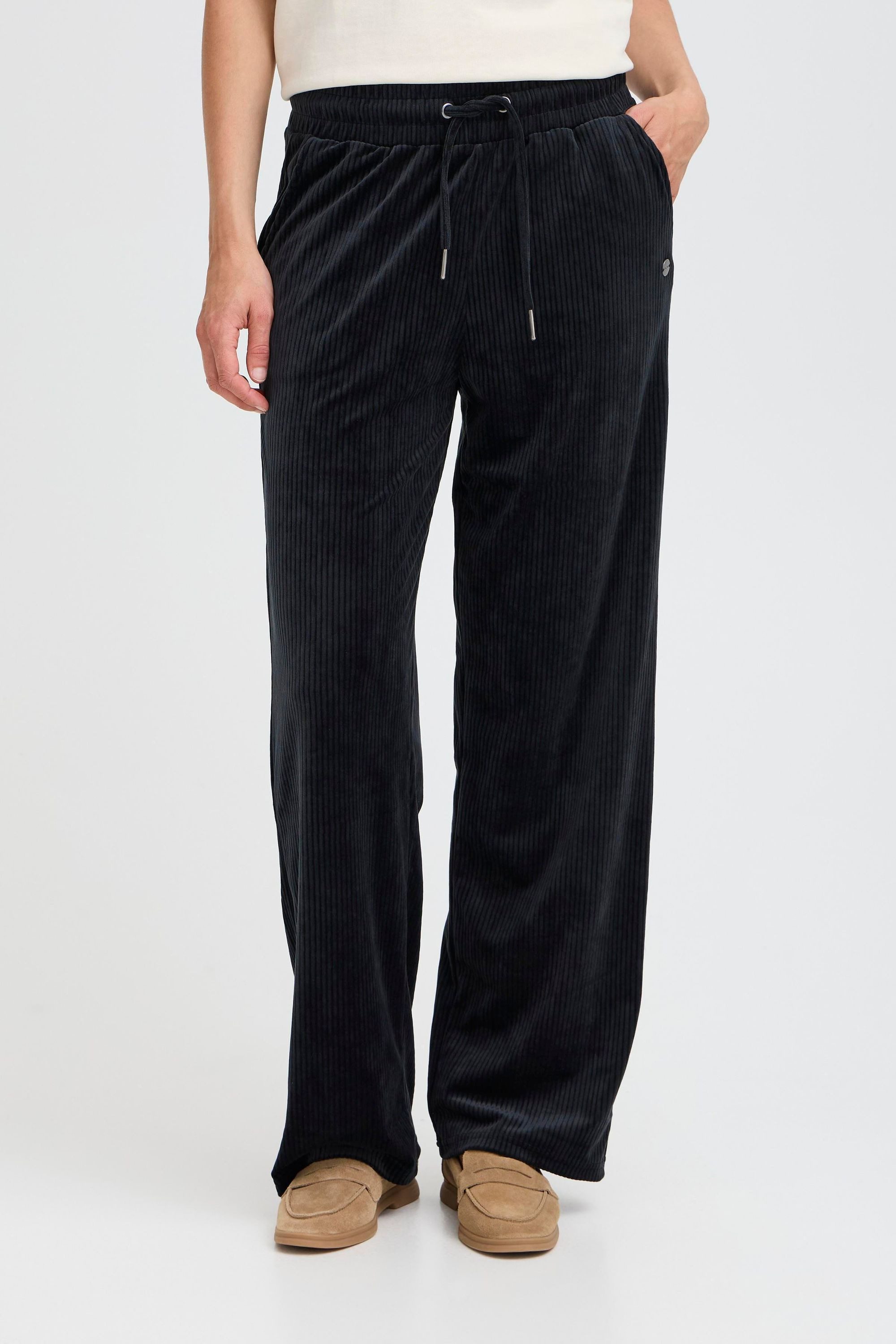 OXMO Loungehose OXEBBA WIDE LEG PANTS Moderne Hose mit Bindeband günstig online kaufen