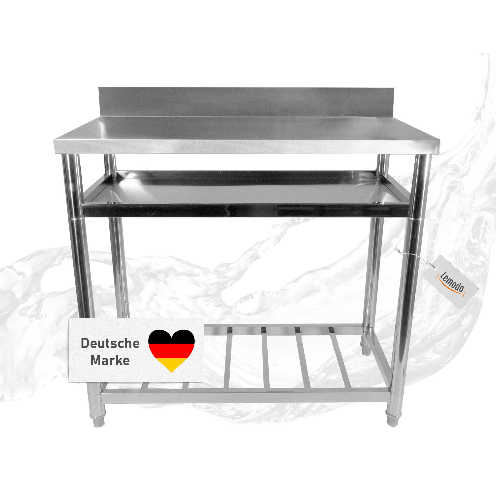 Lemodo Arbeitstisch für Outdoorküchen, höhenverstellbarer Edelstahltisch, günstig online kaufen