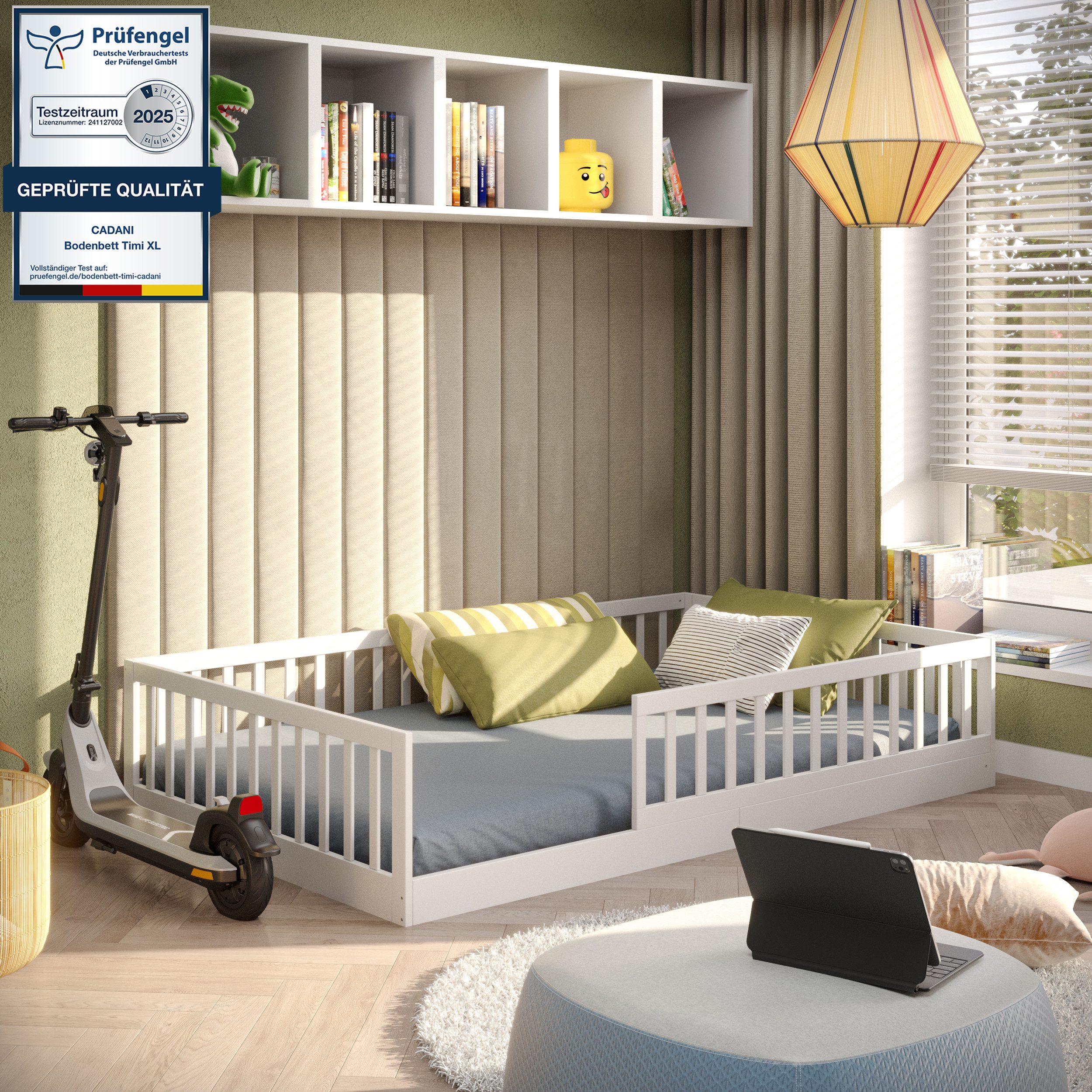 CADANI Kinderbett CADANI Timi Kinderbett Montessori Bodenbett (abnehmbarer günstig online kaufen