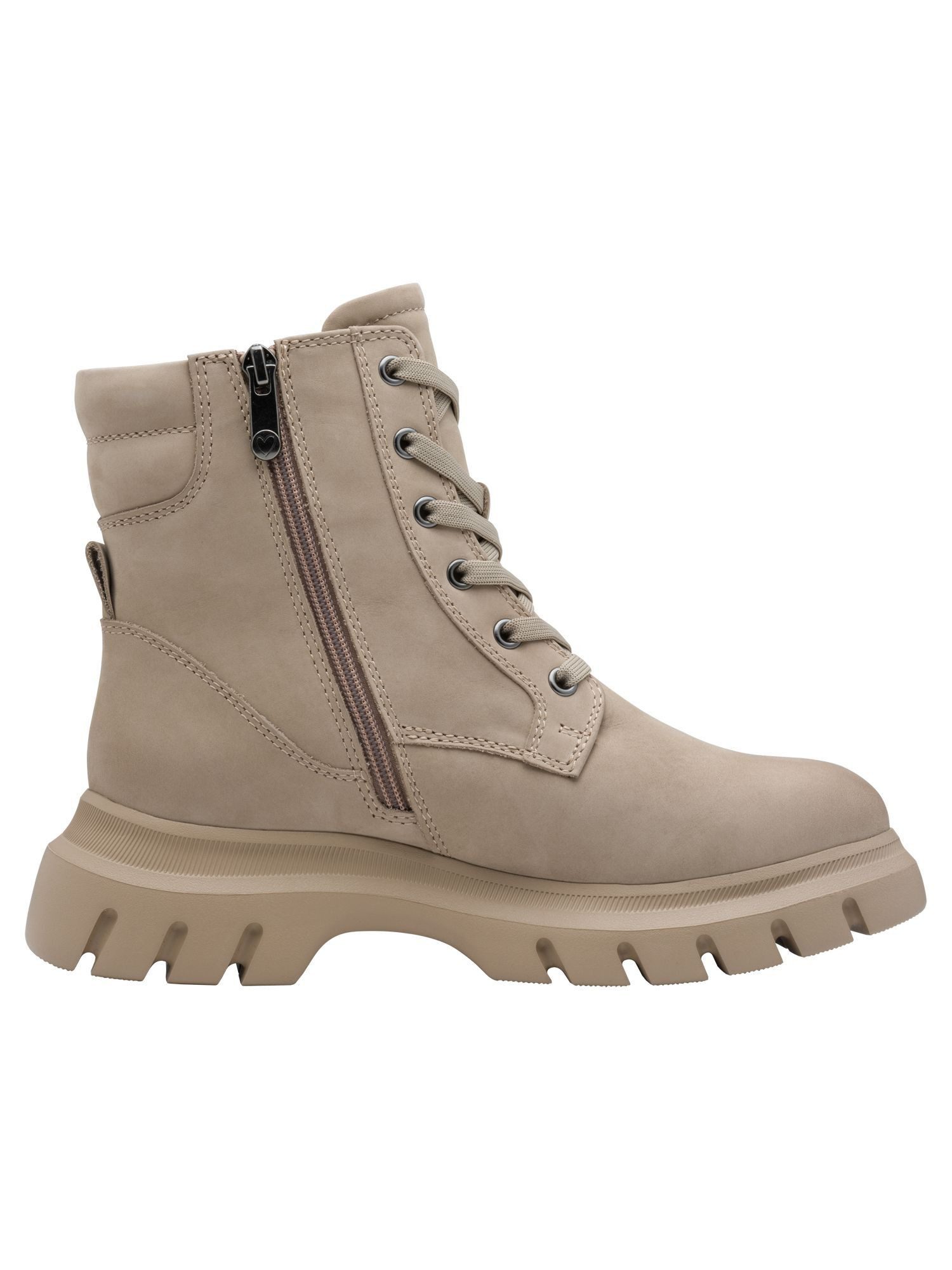 MARCO TOZZI FEEL aus Leder Blockabsatz 2-26245-45 Winterstiefelette FEEL