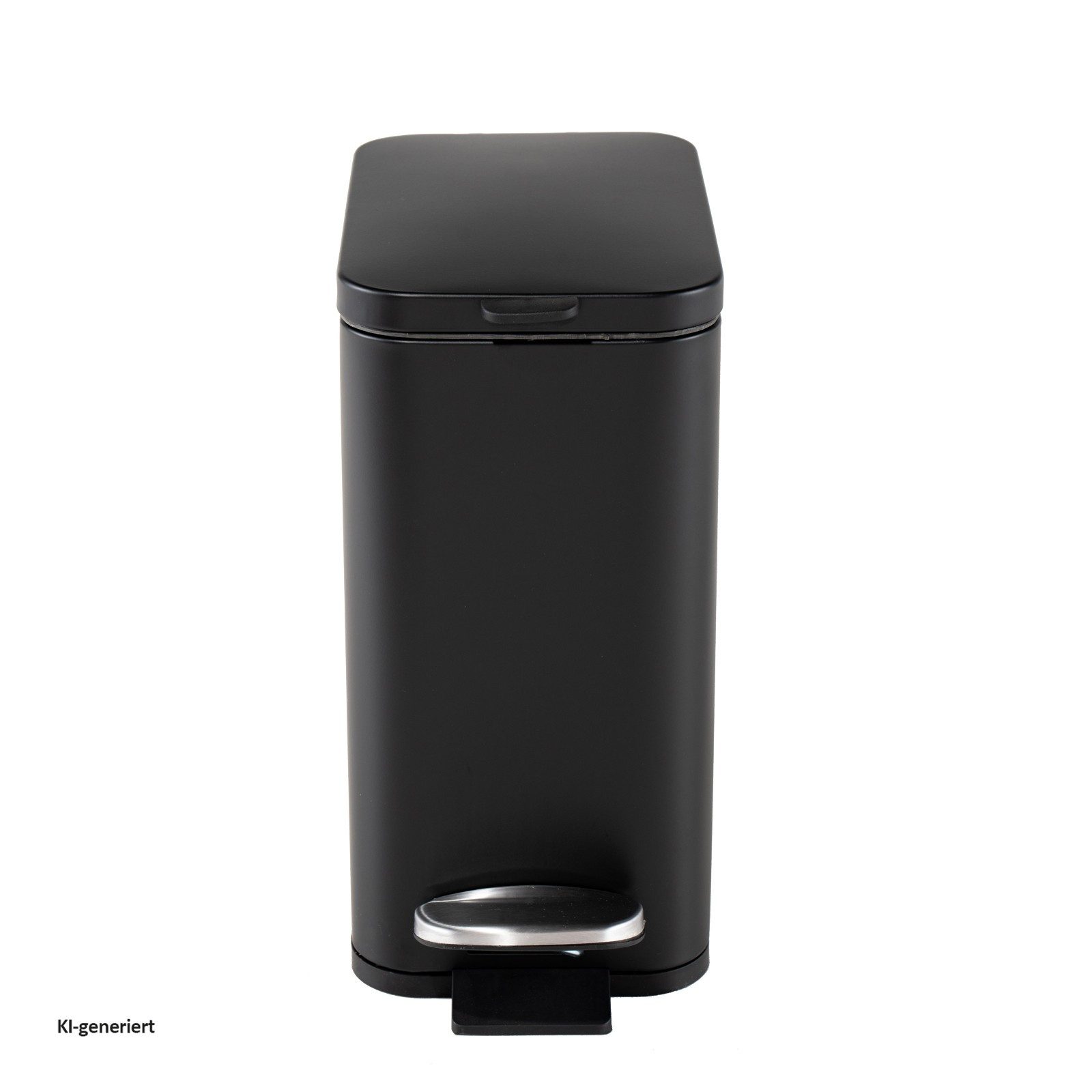 HTI-Living Mülleimer Pedalmülleimer Modern 5 Liter Schwarz, Abfalleimer mit Soft-Close-Deckel