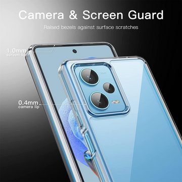 CoolGadget Handyhülle Transparent Ultra Slim Case für Xiaomi Poco X5 Pro 5G, Silikon Hülle Dünne Schutzhülle für Poco X5 Pro 5G Hülle