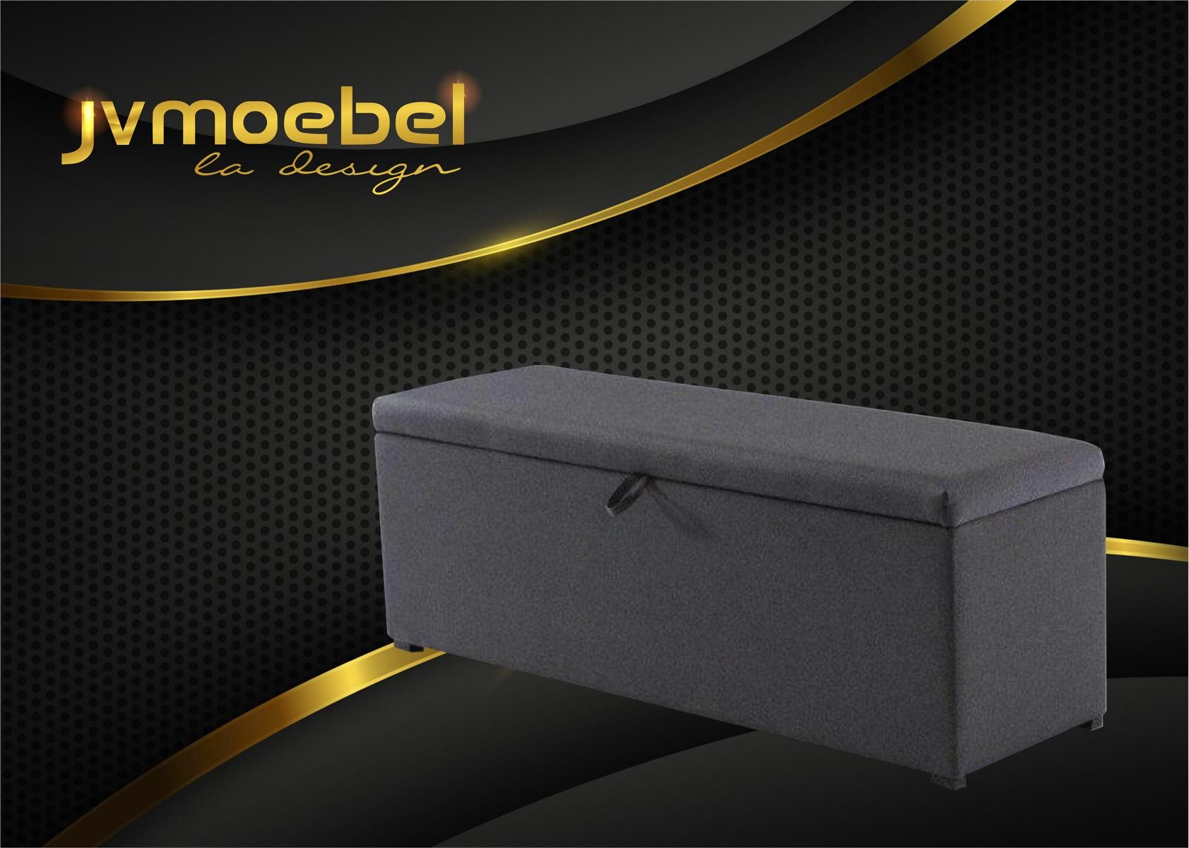 JVmoebel Truhenbank Luxuriöse Aufbewahrungsbox für Schlafzimmer als Hocker aus Textil (Hocker), Made in Europa