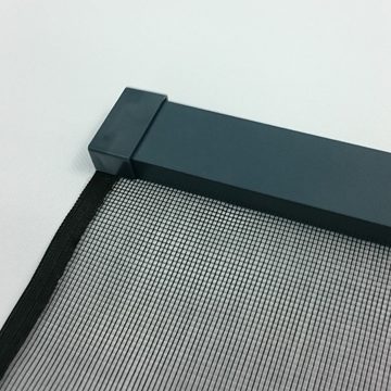 DILUMA Insektenschutz-Vorhang Insektenschutz Klemmvorhang Magic Magnetic 100x220 cm, (1-St), Individuell Kürzbar, mit Magnetverschluss