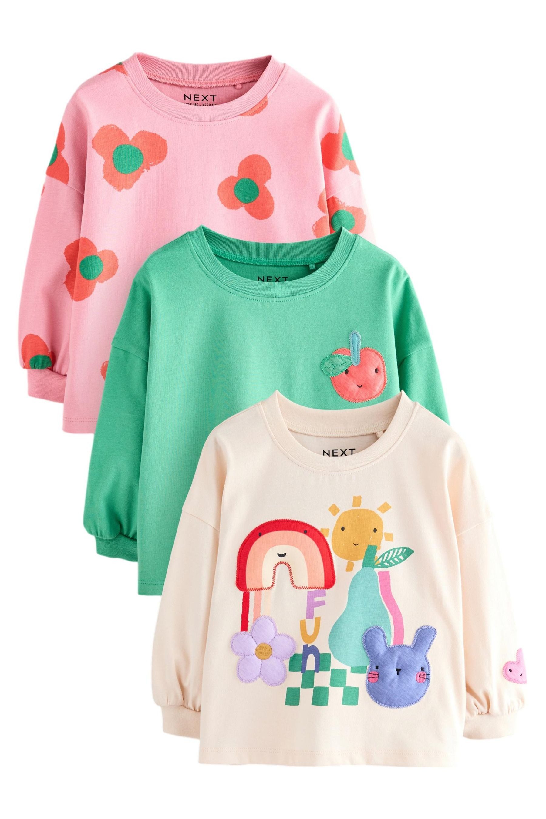 Next Langarmshirt Langärmelige Oberteile mit Figurenmotiv, günstig online kaufen