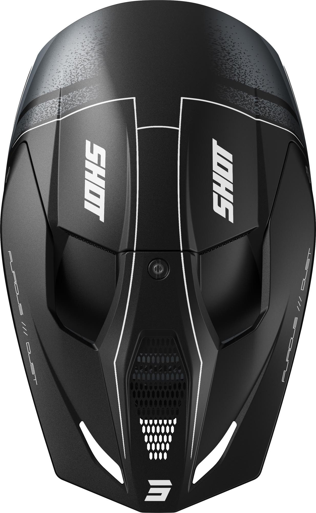Shot Motocrosshelm Furious Dust Mips Motocross Helm, Belüftet