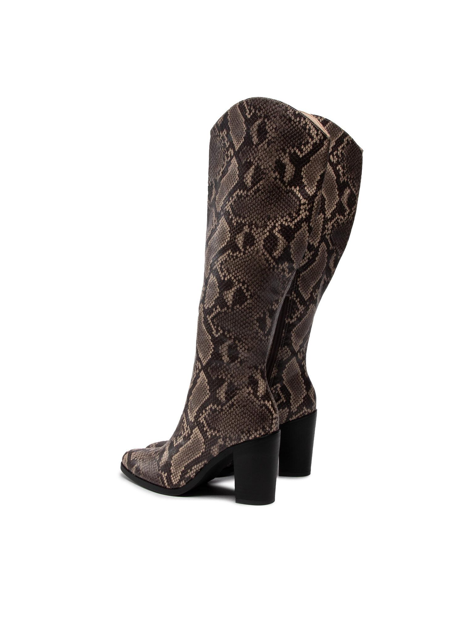 DeeZee Stiefel ZALRT220103 Brown Snake Stiefel