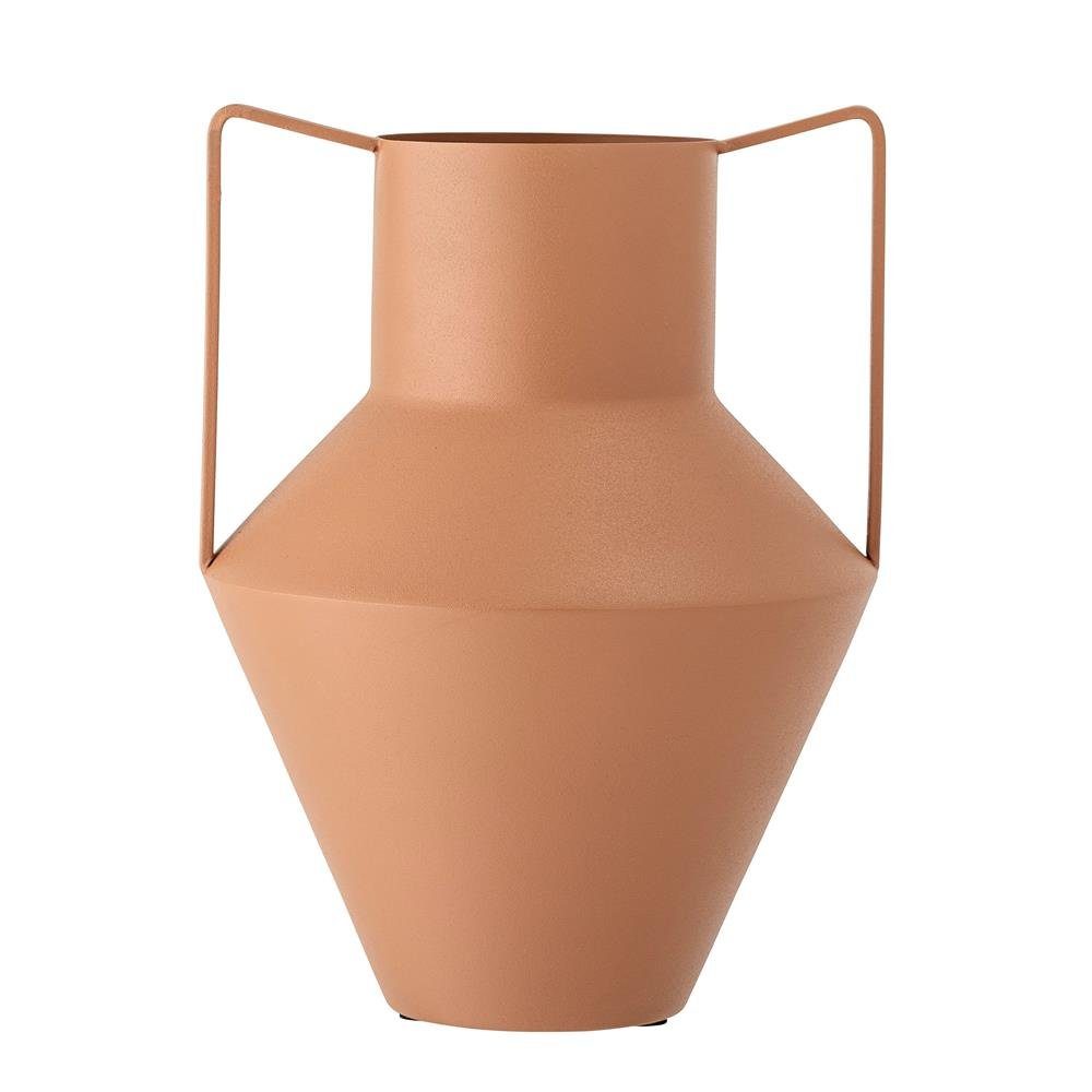 Bloomingville Dekovase Iola, Braun Metall 25 x 34 cm Blumenvase Dänisches Design