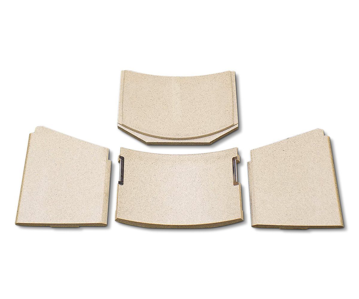 kaminXpert Feuerraumplatten für Contura 51 Kaminofen Ersatzteil Feuerraumauskleidung