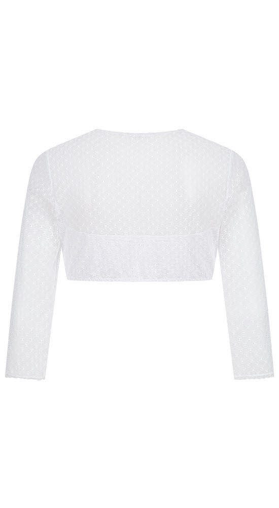 Nübler Dirndlbluse Dirndlbluse langarm Lisa in Weiß von Nübler günstig online kaufen