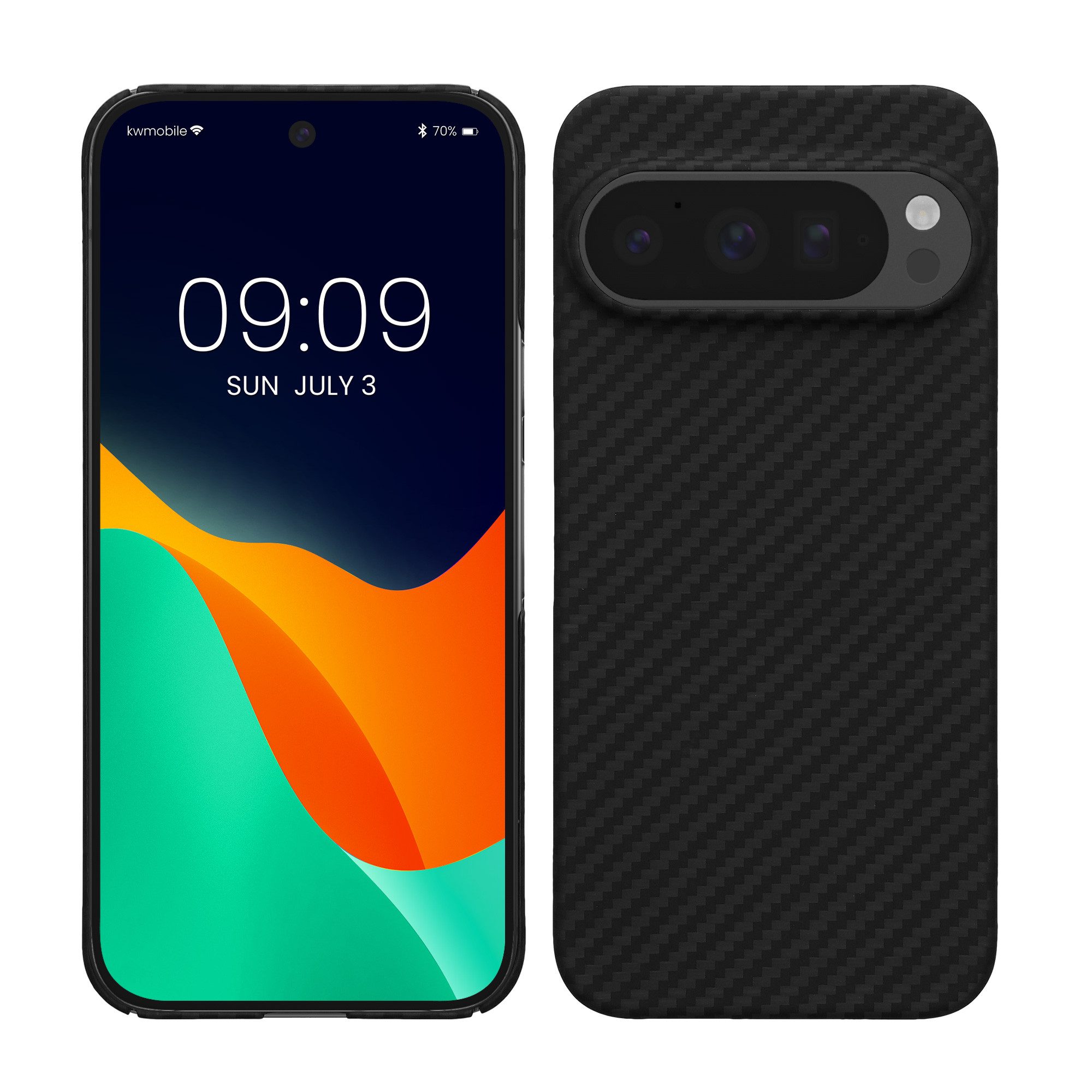kalibri Smartphone-Hülle Hülle für Google Pixel 10 / Pixel 10 Pro, Aramid Handy Schutzhülle - Smartphone Cover Case
