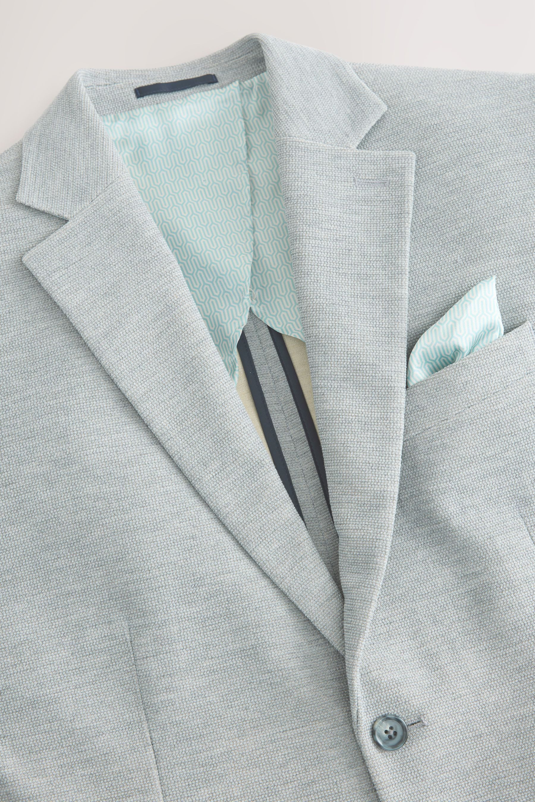 Next Jerseysakko Slim Fit Sakko mit Waffelstruktur und Stretch (1-tlg)