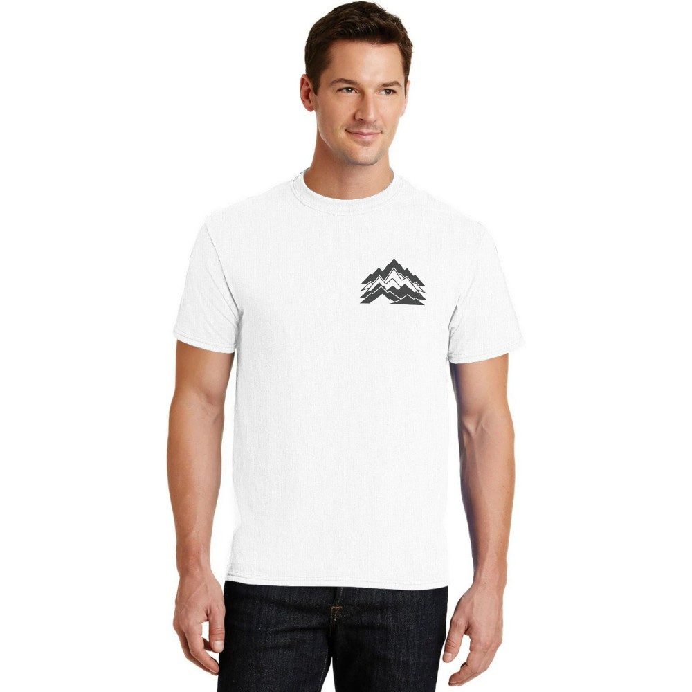 HUSK'SWARE Print-Shirt (Kurzarm Rundhals Shirt, Baumwolle, Bequem) Herren T-Shirt mit Print – Modernes Design