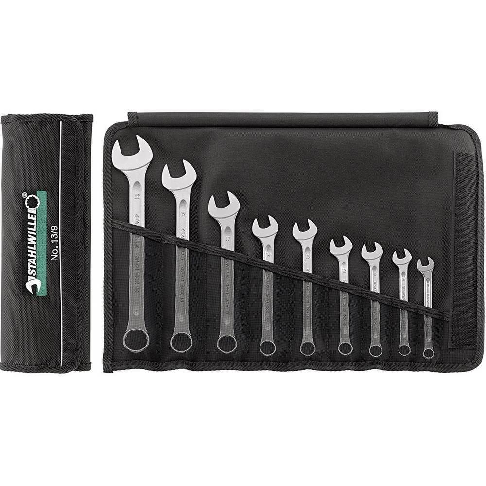 Stahlwille Ringschlüssel Ring-Maulschlüssel-Set OPEN-BOX 15teilig 96400803