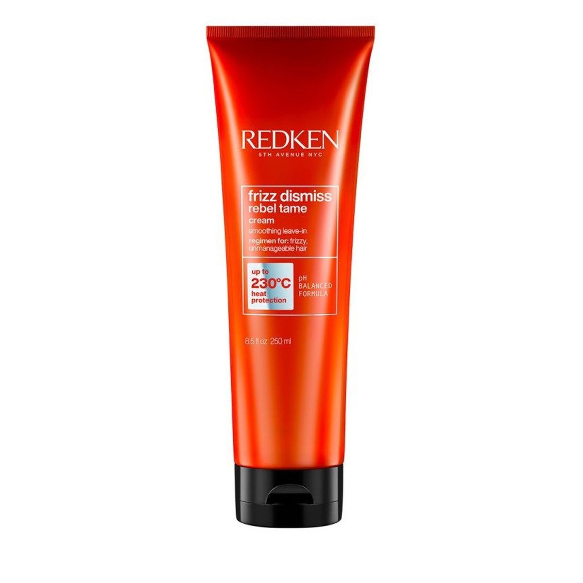 Redken Leave-in Pflege Redken Frizz Dismiss Rebel Tame 250 ml – Anti-Frizz Leave-In mit Hitze, Packung, 1-tlg., Perfekt geeignet für geschädigtes Haar