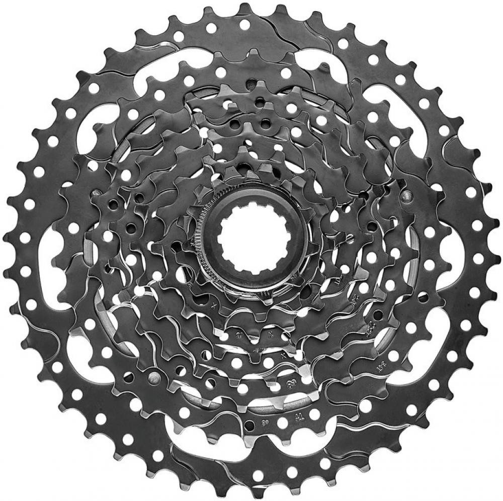 Tektro Zahnkranz TEKTRO Kassette ED9 11-46 T Schwarz - maximale Übersetzungsbandbreite