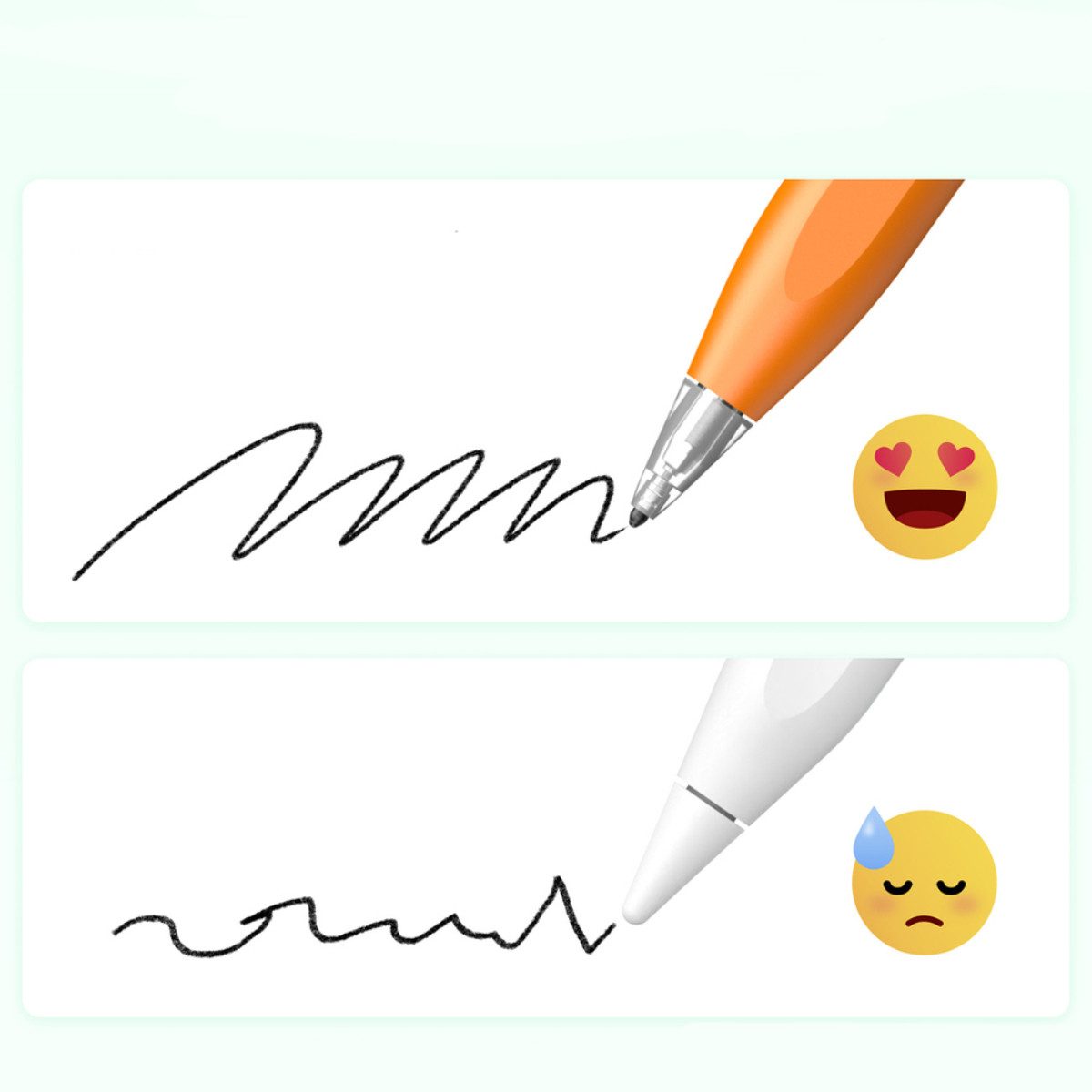 Metapen Eingabestift Air8 Pro X Stylus (inklusive 3 Ersatzspitzen) Air-Flex Spitze, 26 h Laufzeit, 11 g, Handballenerkennung