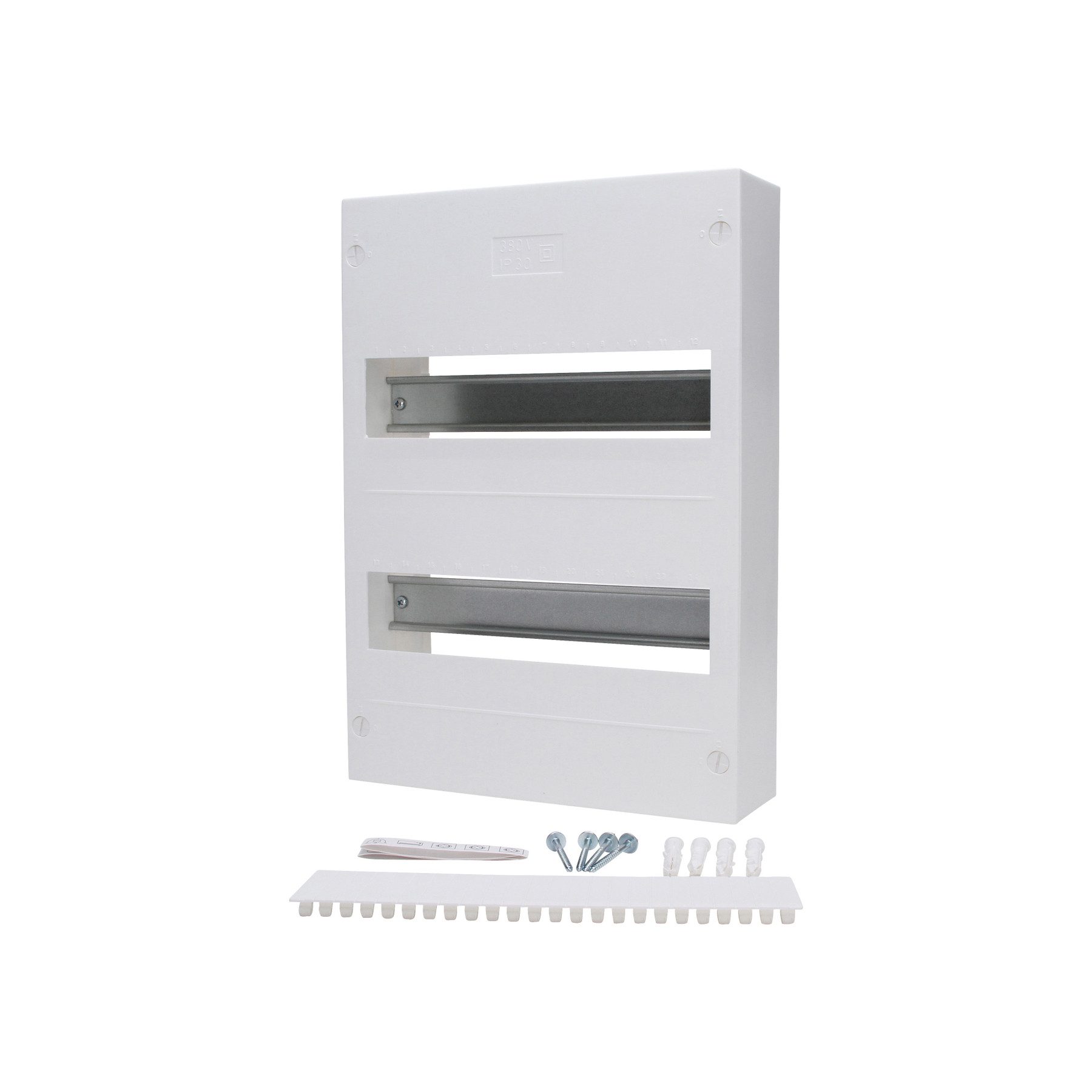 Kopp Verteilerbox KOPP Aufputz-Verteilerkasten N24A, IP40, 63A, 400VAC, ohne Tür