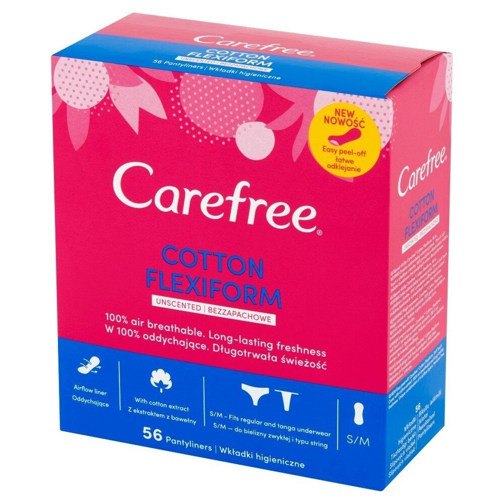 CAREFREE Slip-Einlage Carefree Cotton Flexiform