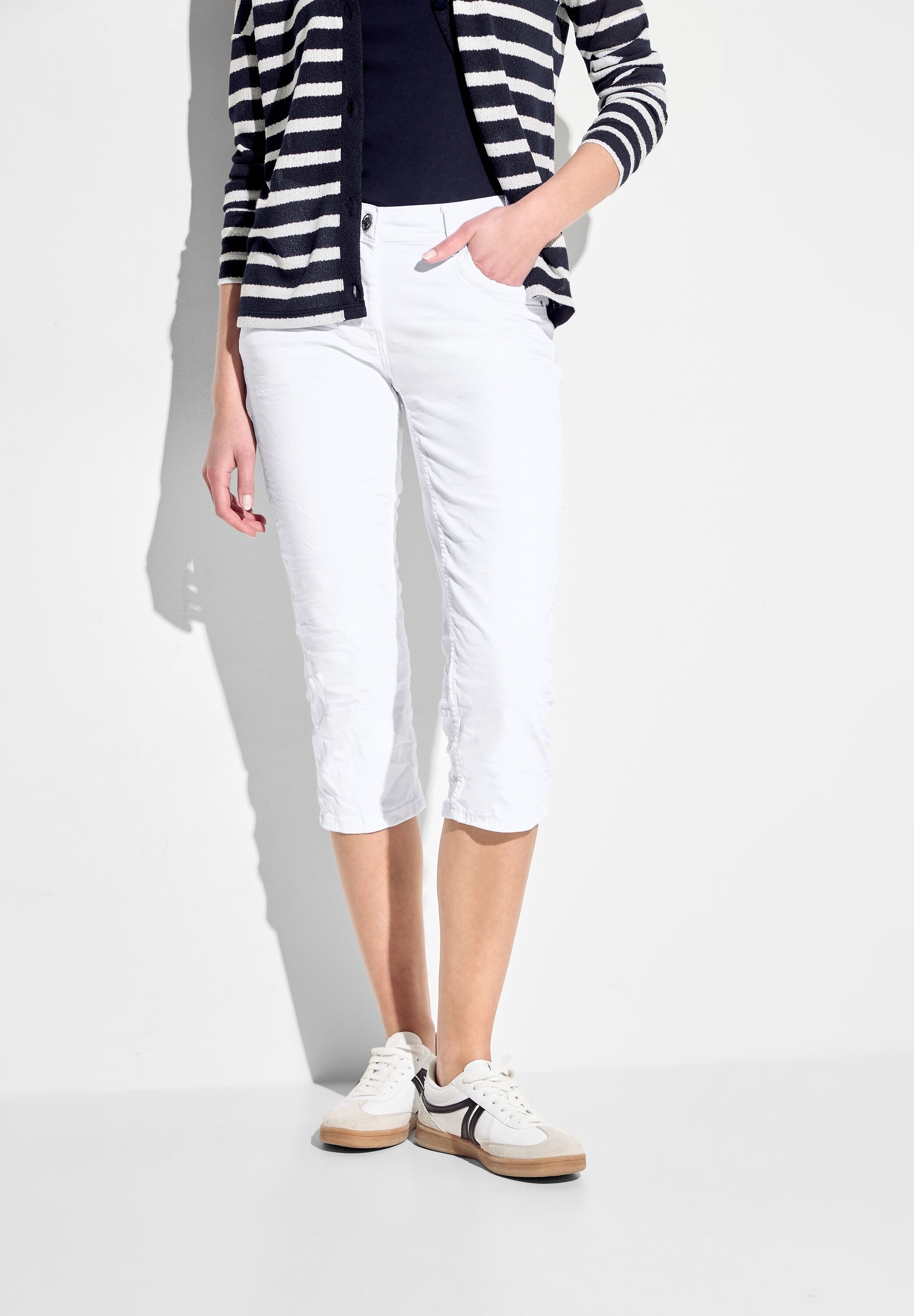CECIL 3/4-Jeans Style Scarlett mit dekorativen Nähten