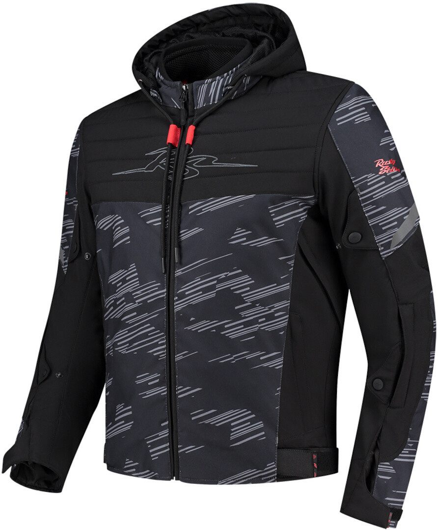 Rusty Stitches Motorradjacke Liam Wasserdichte Motorrad Textiljacke wasserdicht