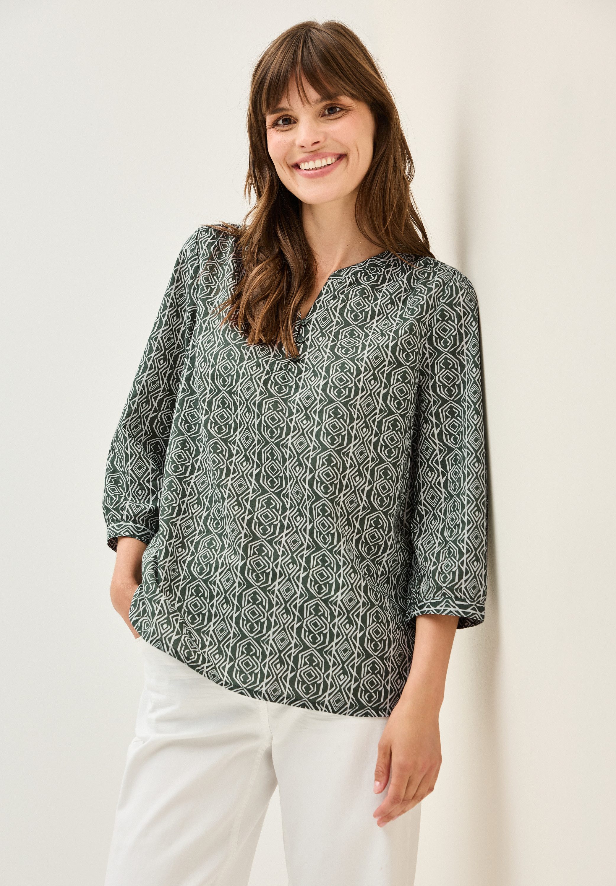 CECIL Druckbluse mit grafischem Muster günstig online kaufen