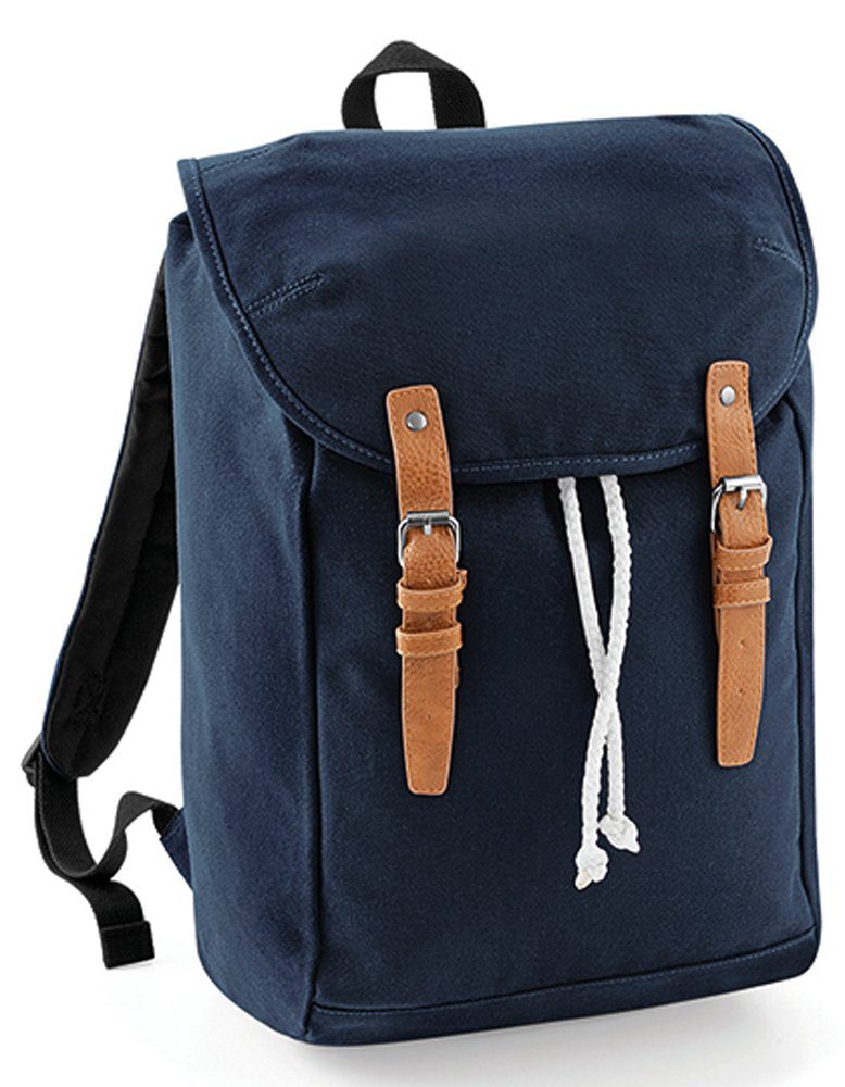 Quadra Cityrucksack Laptoprucksack Messenger Bag Freizeitrucksack, Geeignet für Laptops mit einer Größe von bis zu 14 Zoll. Gepolstertes Laptop-Fach French Navy