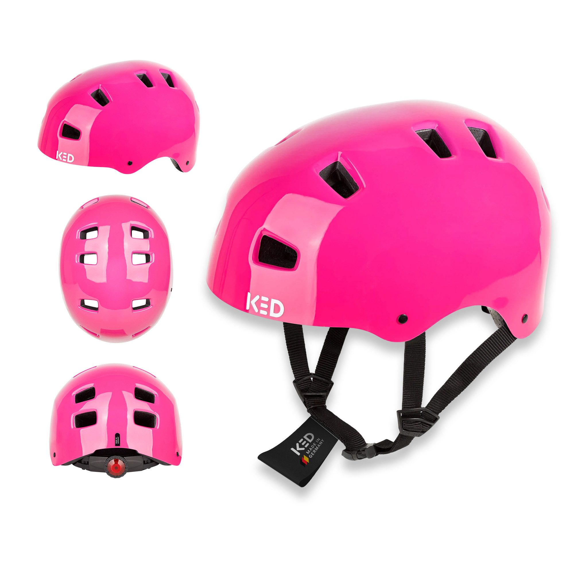 KED Kinderhelm 5Forty Jugend Helm, Leichter Skate-Bike-Helm, Mit QUICKSAFE Verstellsystem Und Maxshell Technologie