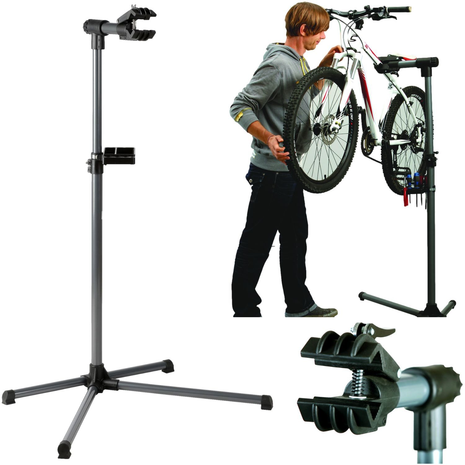 FISCHER Fahrrad Fahrrad-Montageständer Profi Fahrrad Montageständer günstig online kaufen