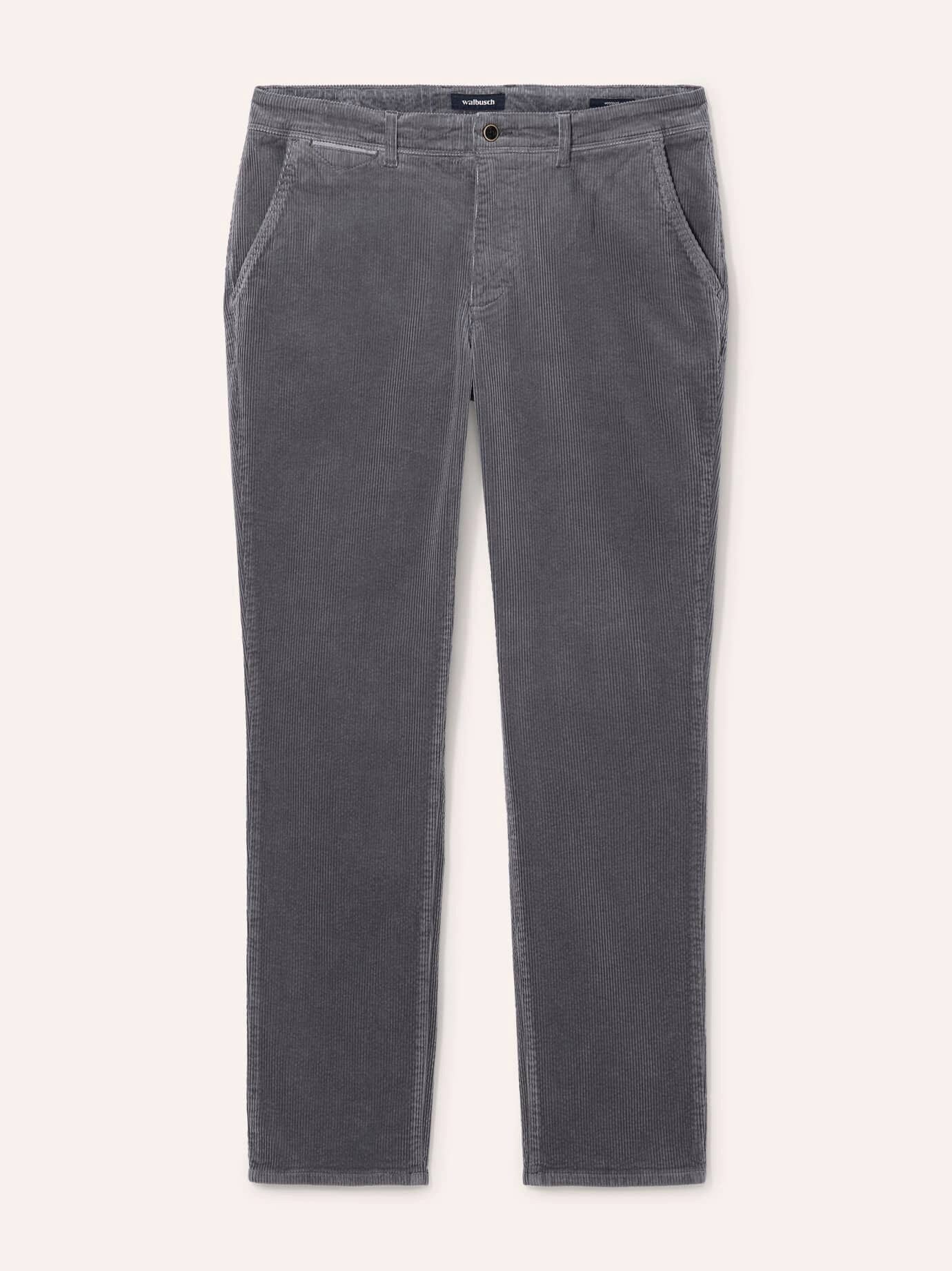 Walbusch Cordhose Herren Cordhose aus weicher Baumwolle Modern fit, modern, Kurzgröße – Bild 2 von 4