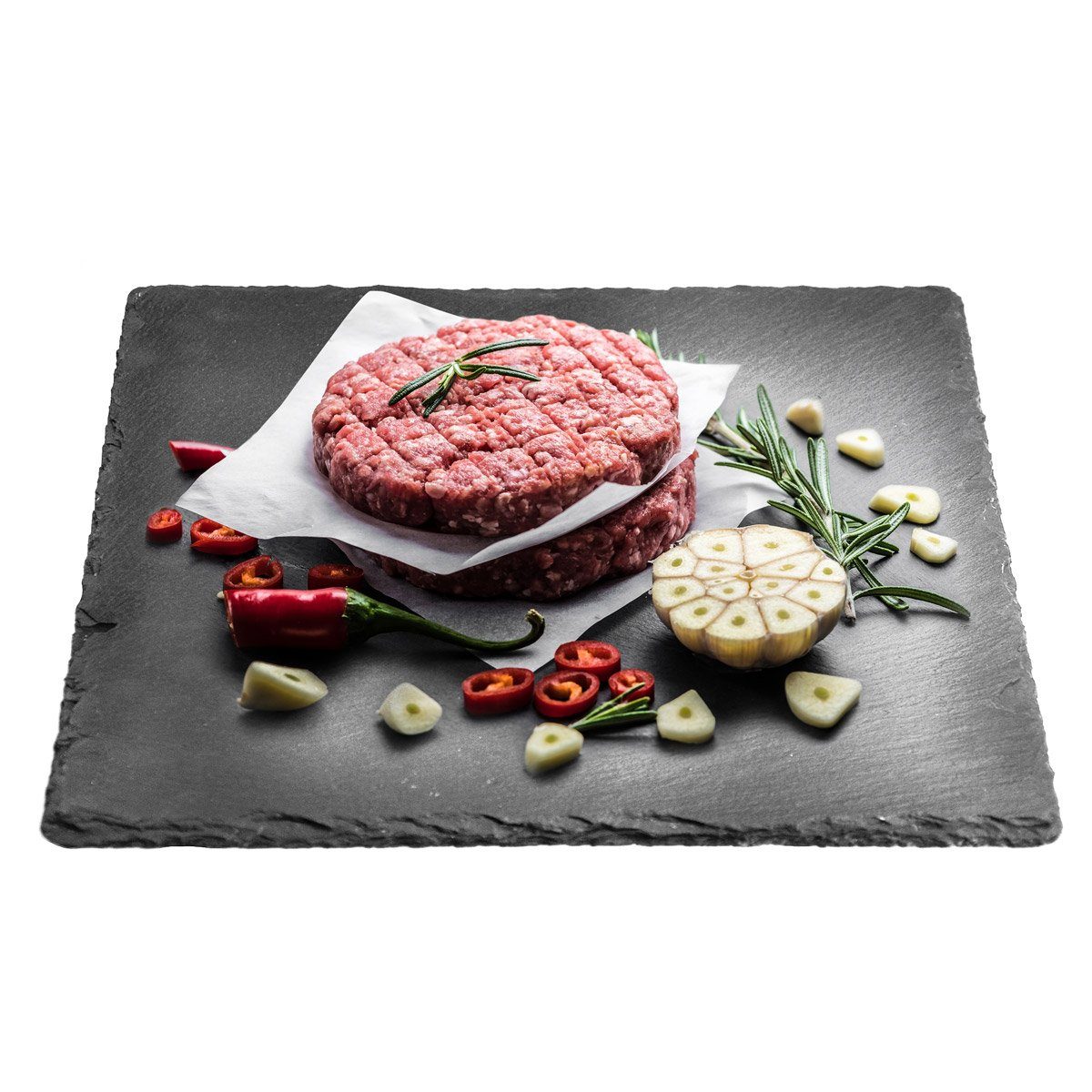 Sendez Servierplatte 2 Schieferplatte 45x30cm Servierplatte Untersetzer Käseplatte, 2-tlg., (2-tlg) – Bild 4 von 5