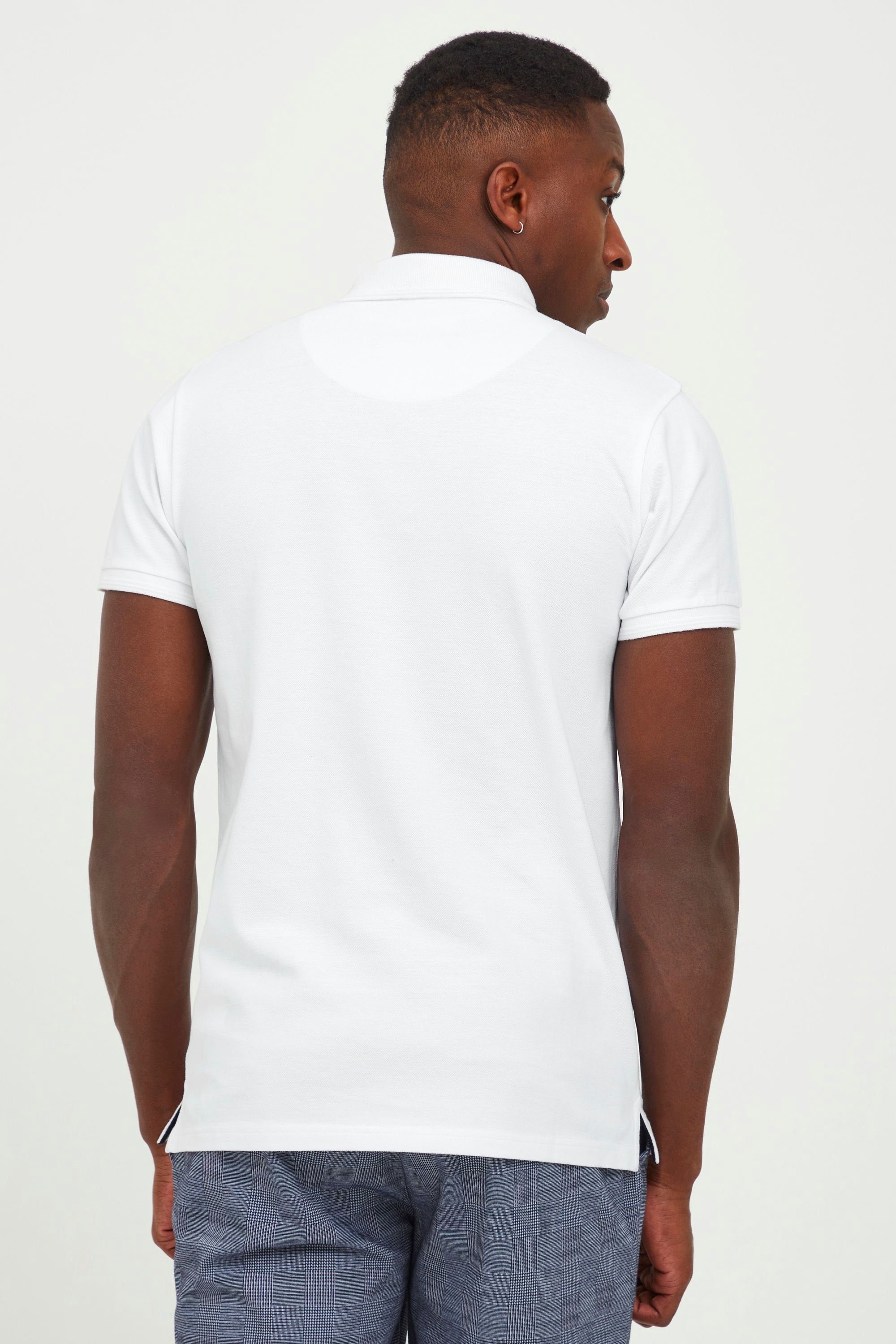 im Schnitt Poloshirt IDFletcher (002) Poloshirt klassischen Indicode Off-White