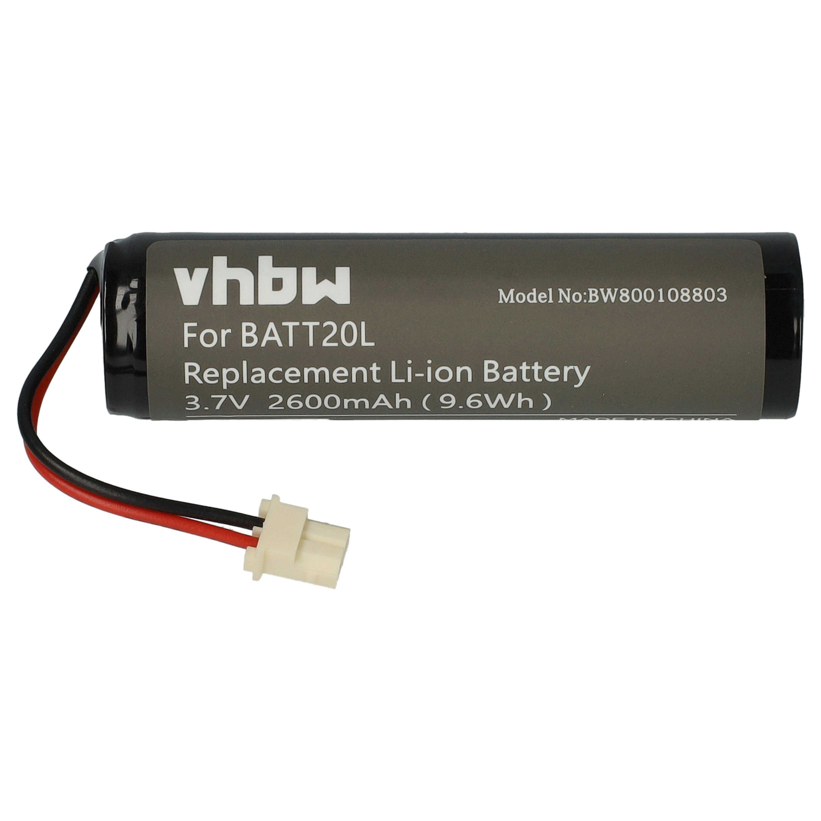 Akku passend für Midland ER200, ER300 Radio (2600 mAh, 3,7 V, Li-Ion) Akku